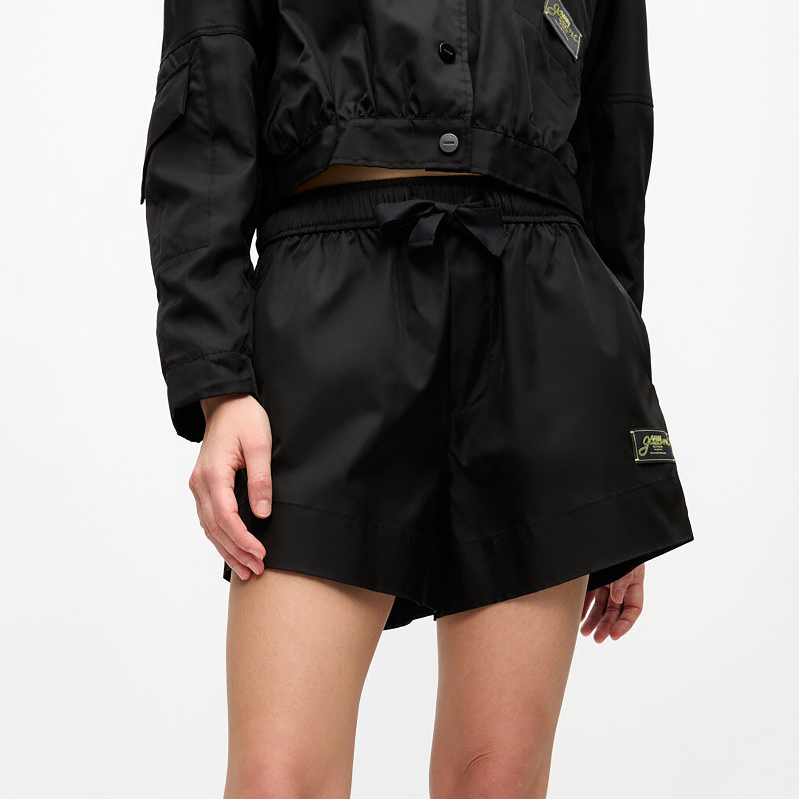 Ganni Duchesse Nylon Shorts - UK 6