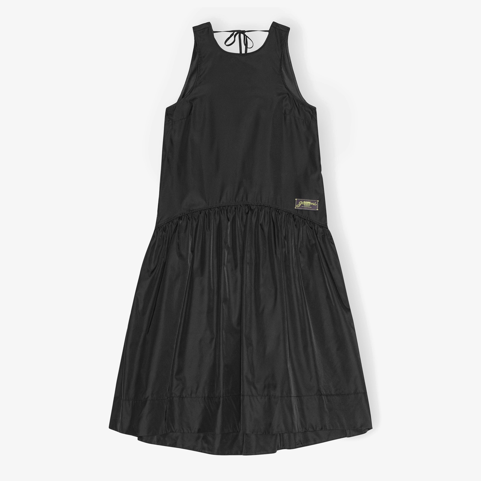 Ganni Duchesse Nylon Midi Dress - UK 10