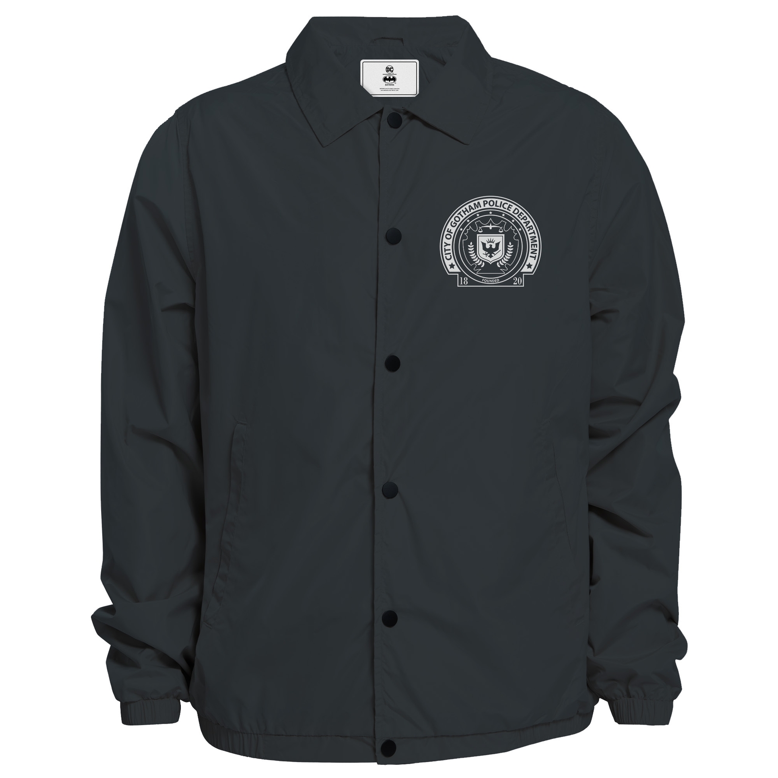 Batman GCPD Coach Jacket - Black - S