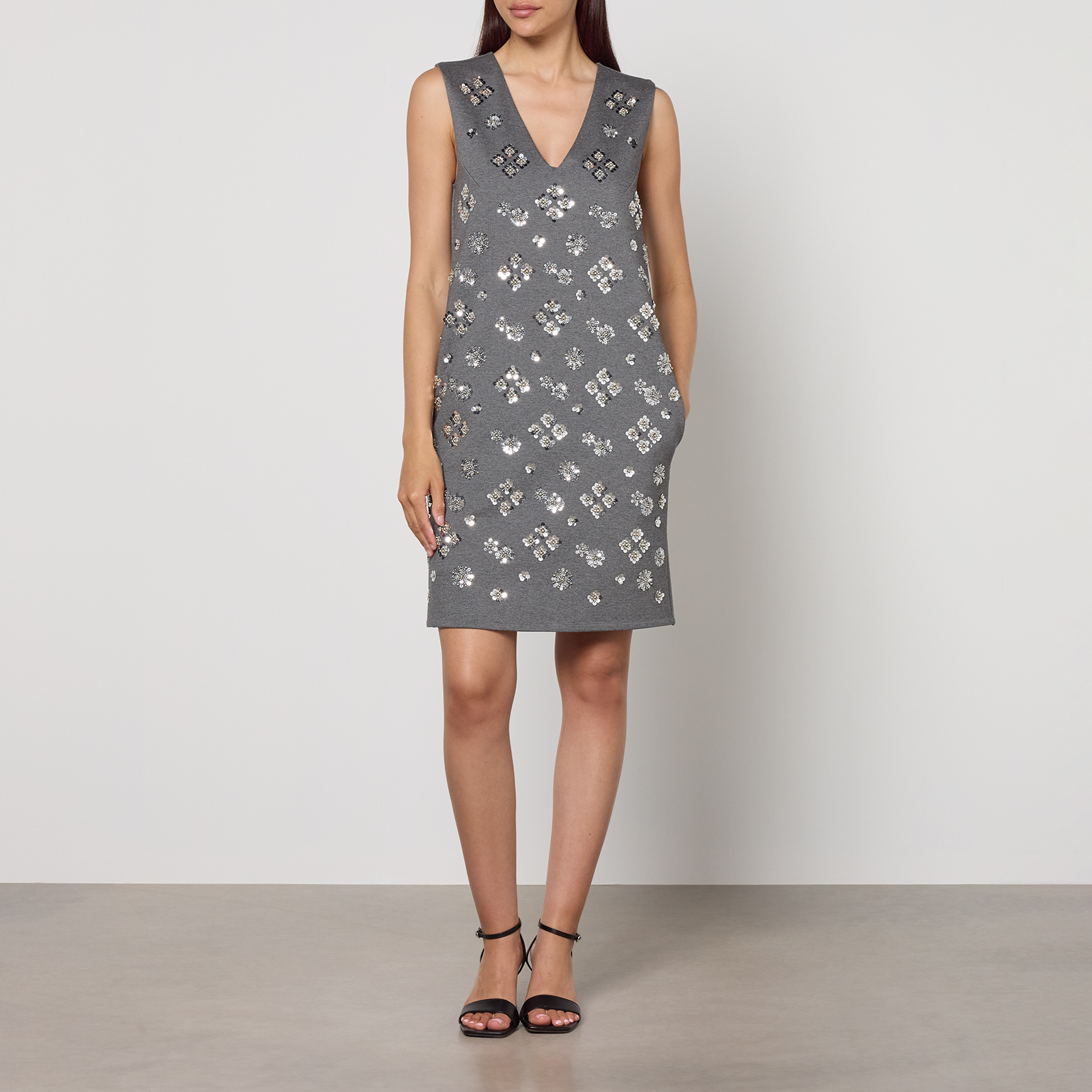 Weekend Max Mara Hot Sequin-Embellished Woven Dress - XS