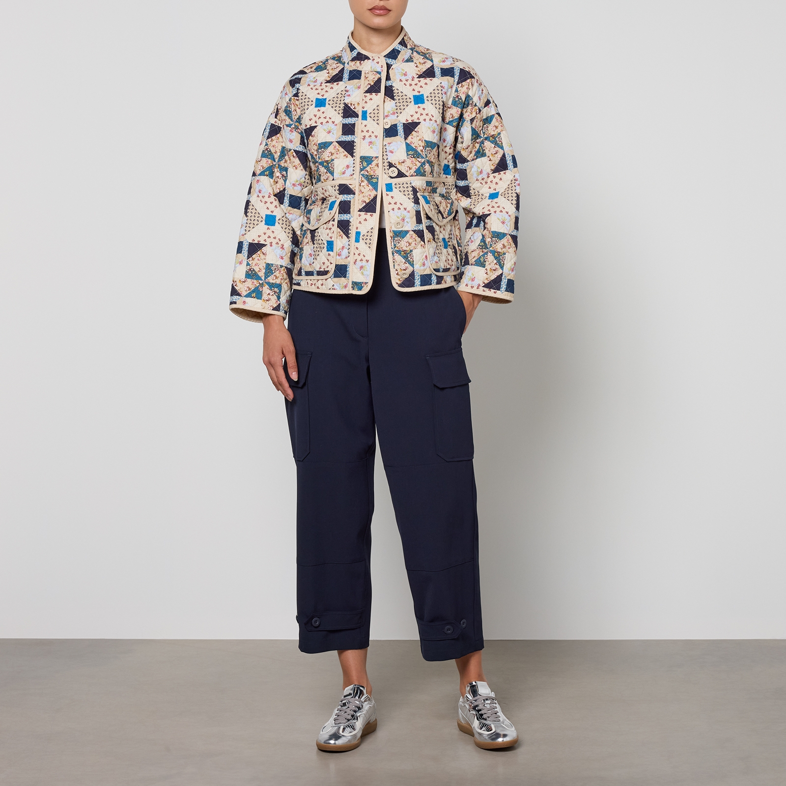 Weekend Max Mara Arizia Quilted Cotton Jacket - UK 8