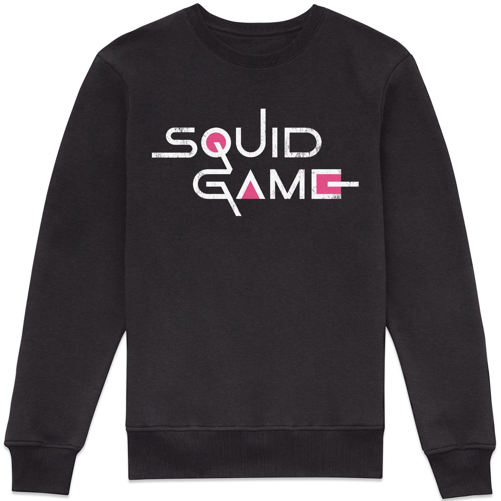 Squid Game Logo Sweatshirt - Black - XXL