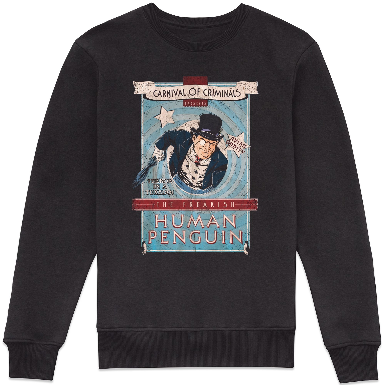 Batman Core Carnival Of Criminals Sweatshirt - Black - XL