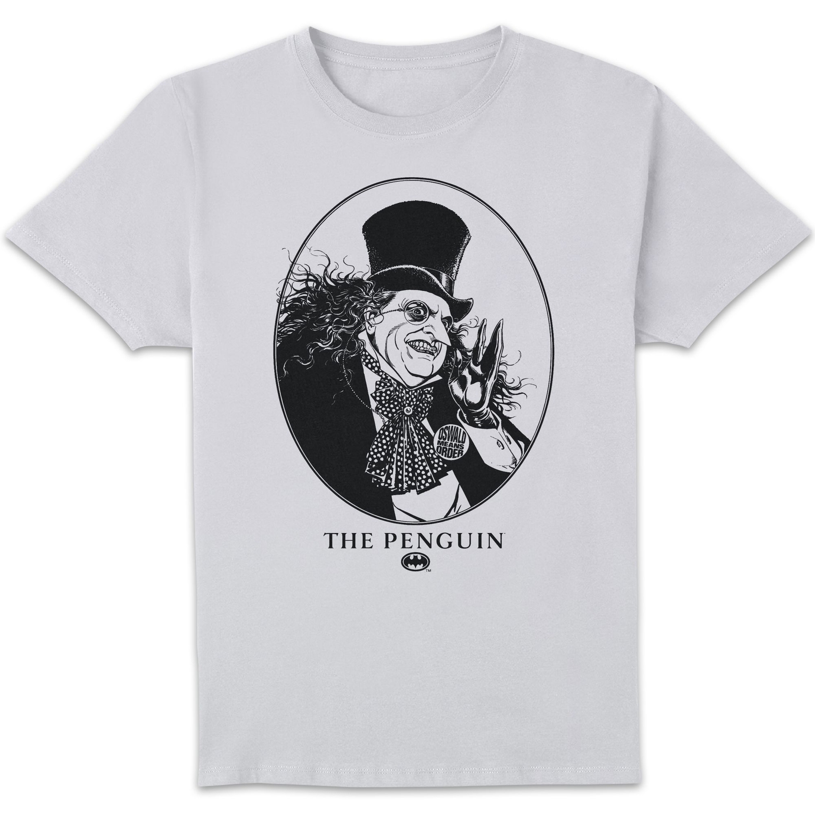 Batman Returns Election Poster Men's T-Shirt - White - 3XL