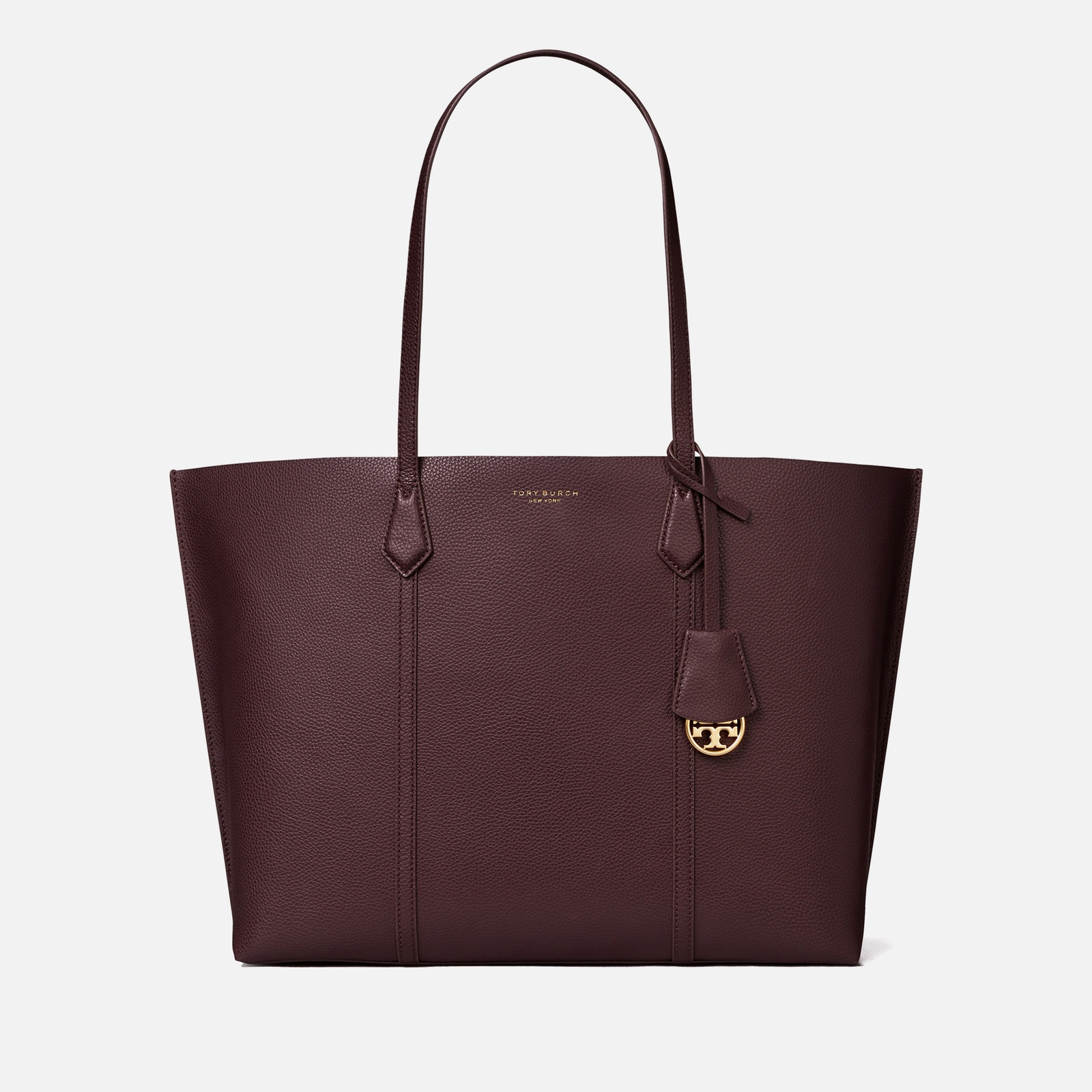 Tory Burch Perry Triple-Compartment Leather Tote
