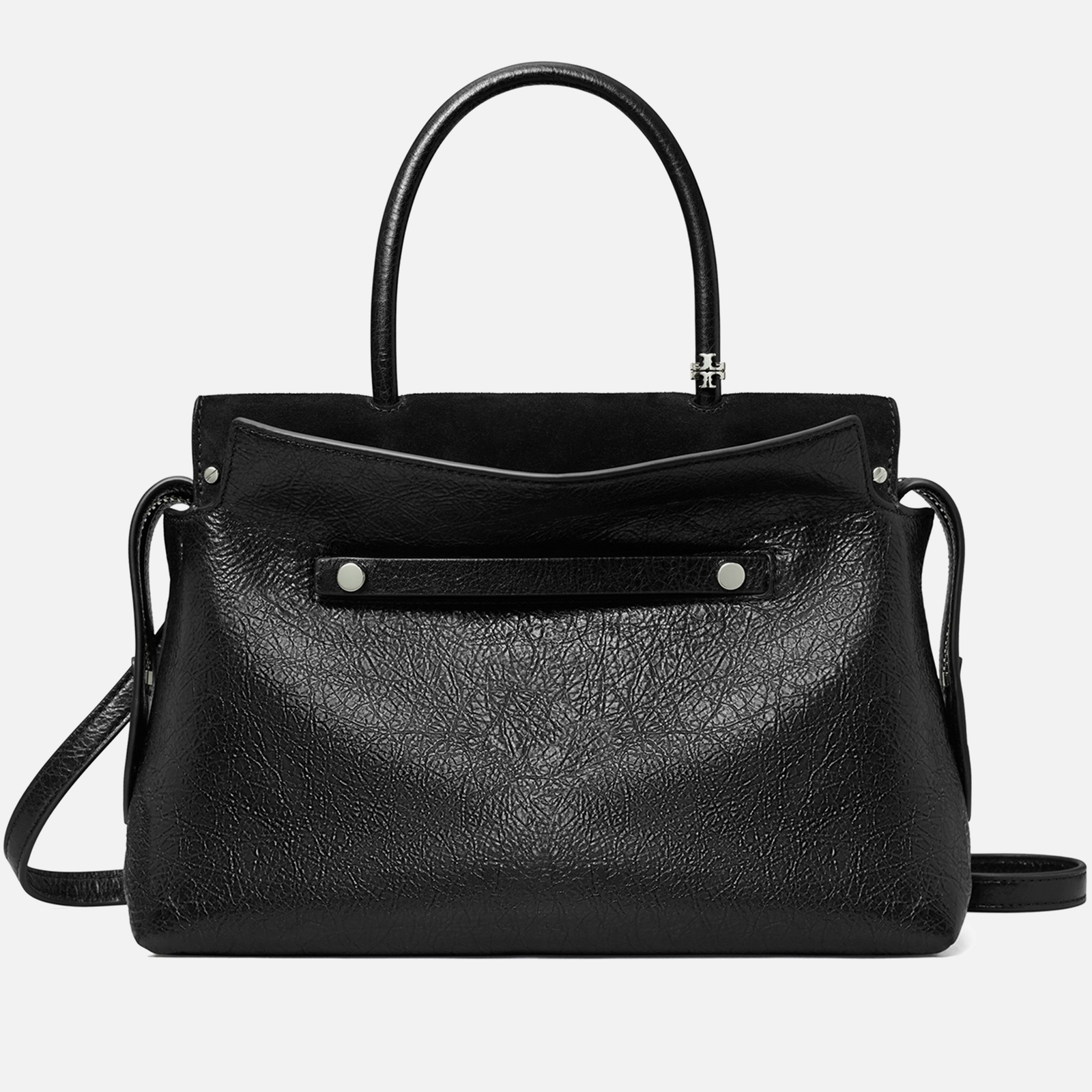 Tory Burch Mercer Distressed Leather Satchel
