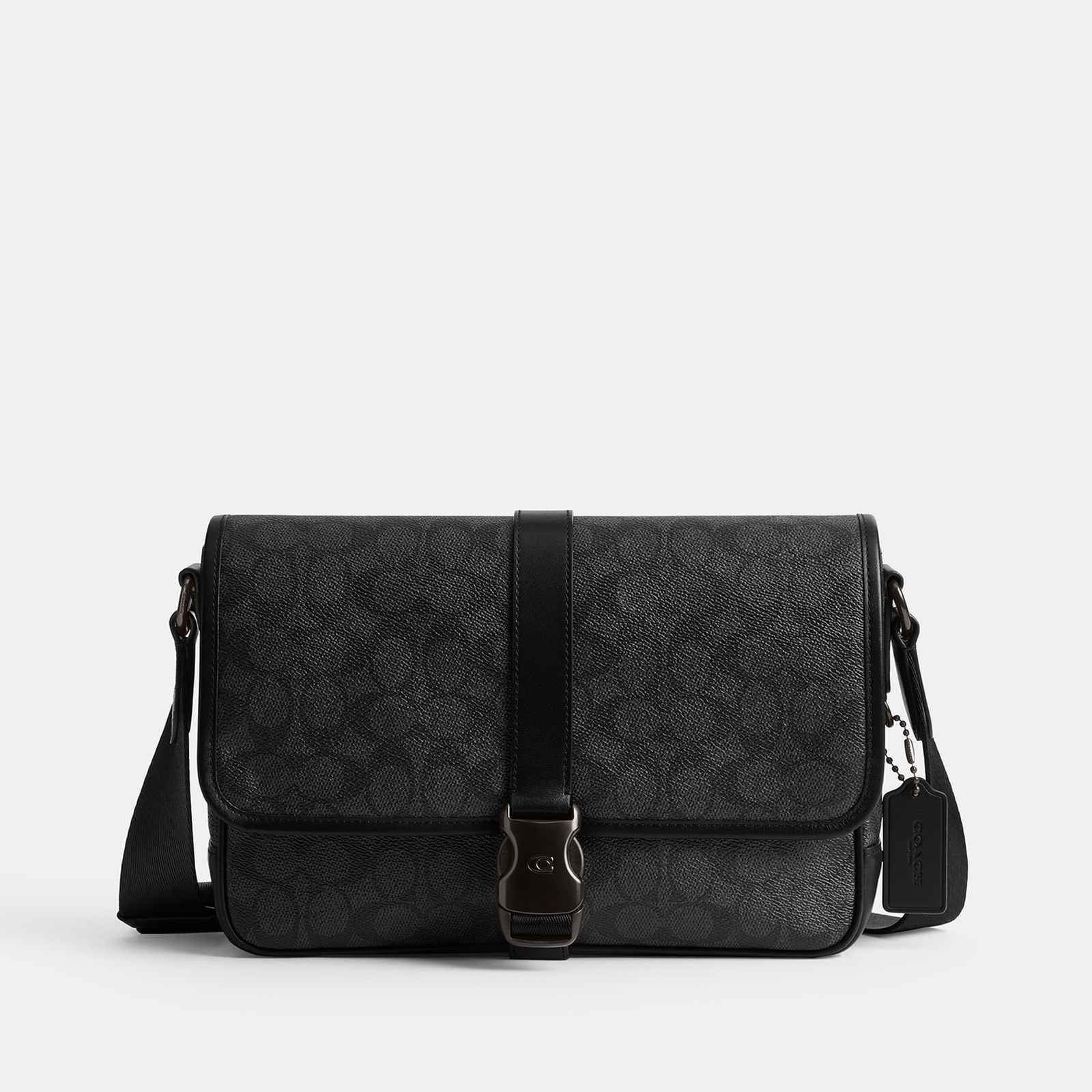 Coach League Jacquard-Canvas Messenger Bag