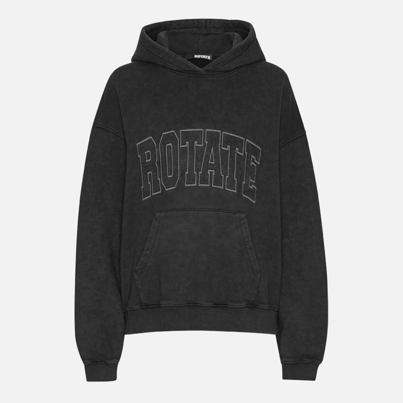 Rotate Sunday Washed Heavy Cotton-Jersey Hoodie