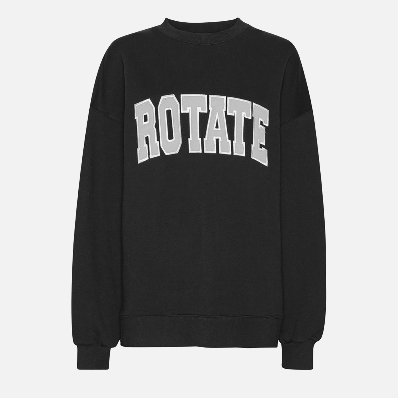 Rotate Sunday Heavy Crewneck Cotton-Jersey Sweatshirt - S