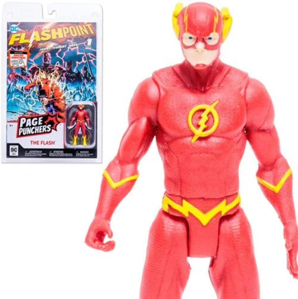 Photos - Action Figures / Transformers McFarlane Toys McFarlane DC DIRECT - 3IN COMIC WITH FIGURE WV1 - THE FLASH  TM15841 (FLASHPOINT)
