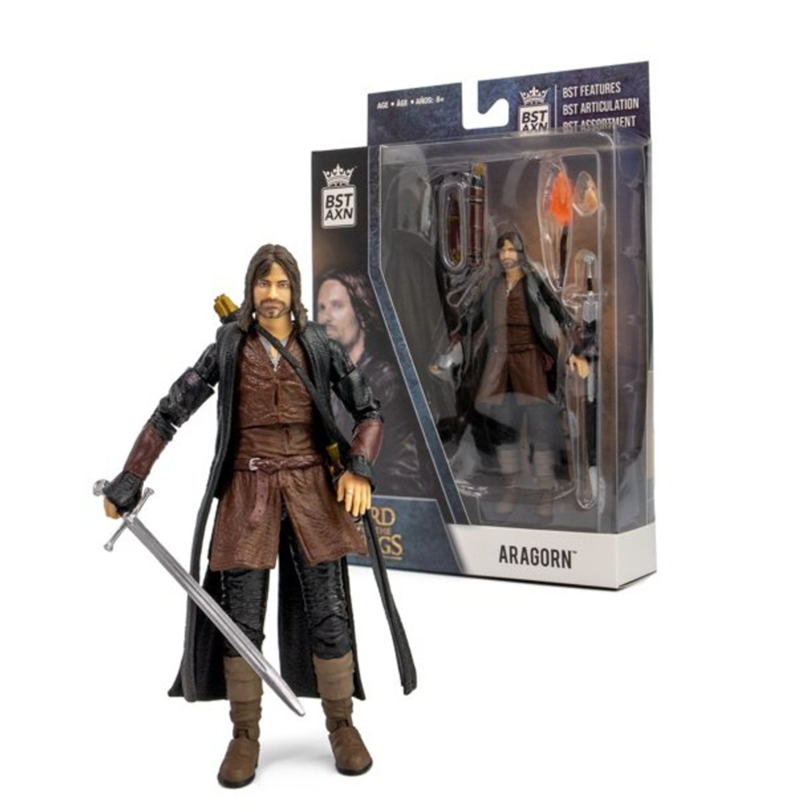Loyal Subjects BST AXN Lord of the Rings Aragorn 5  Action Figure
