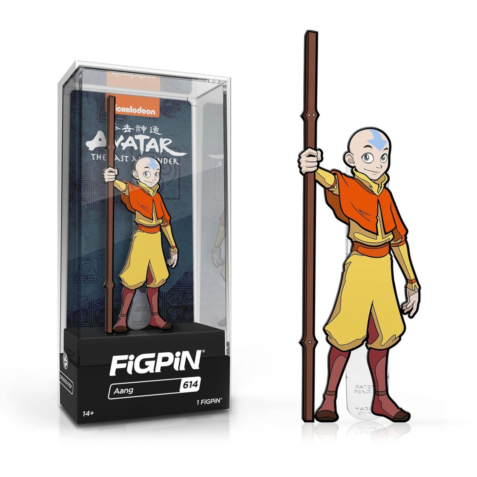 FiGPiN Avatar The Last Airbender Aang 3  Enamel Pin #615
