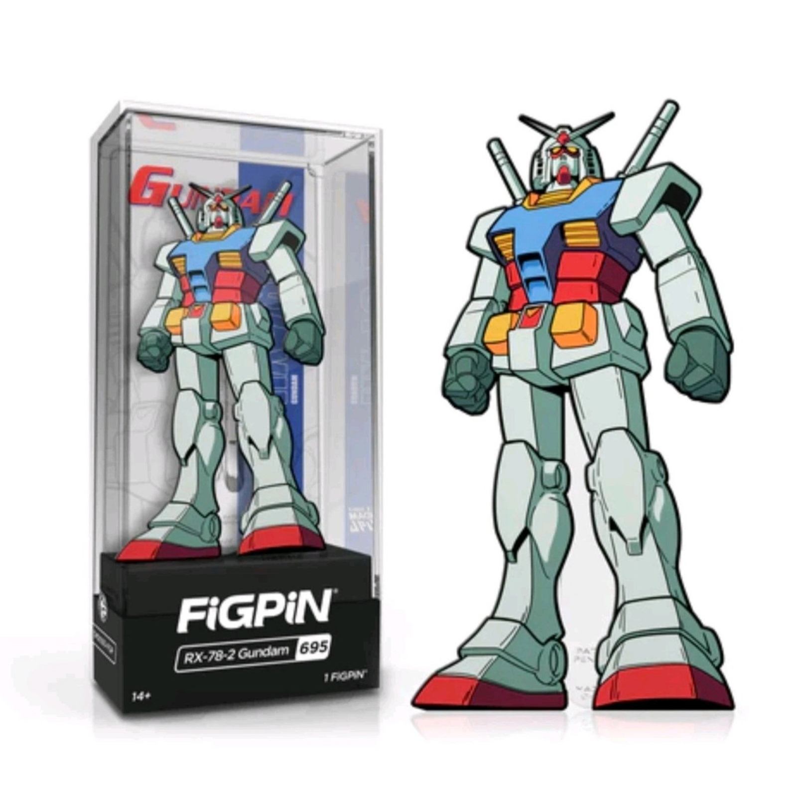 FiGPiN Gundam RX-78-2 Gundam 3  Enamel Pin # 696