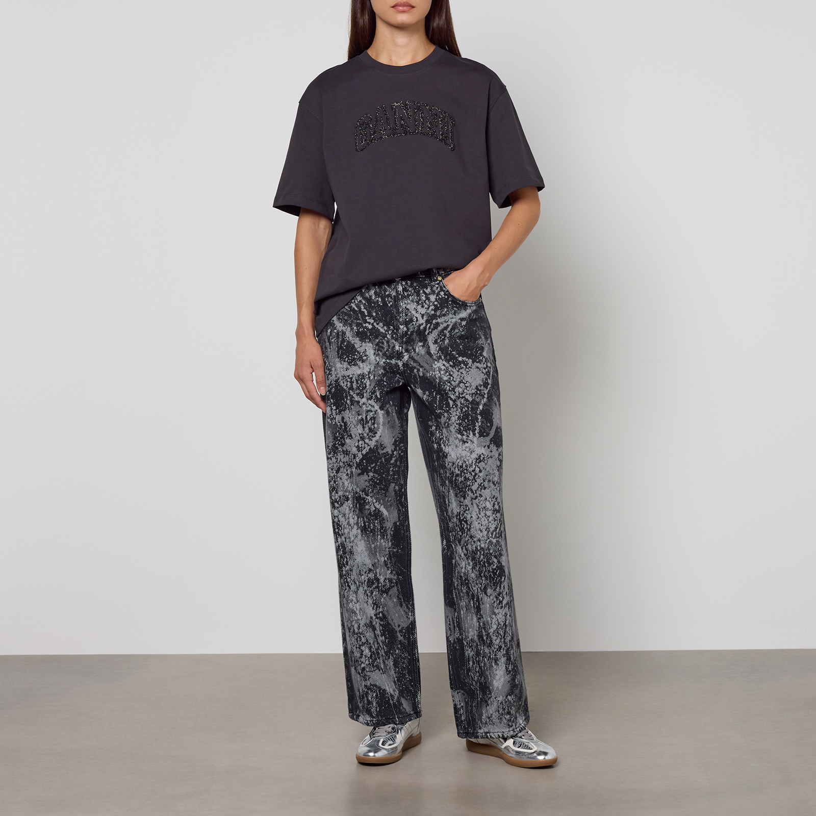 Ganni Izey Washed Denim Jeans - W26