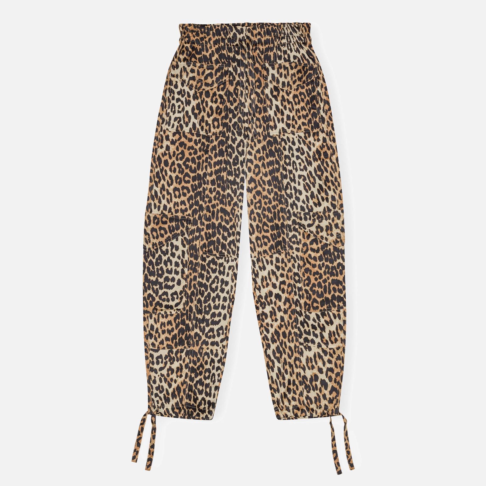 Ganni Printed Satin Trousers - UK 10