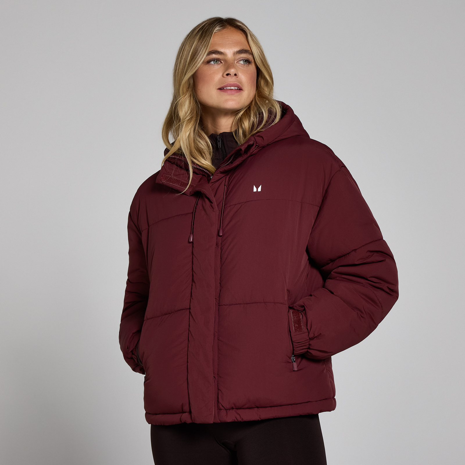 Myprotein UK MyProtein MP Women's Short Padded Puffer Jacket - Deep Berry - S