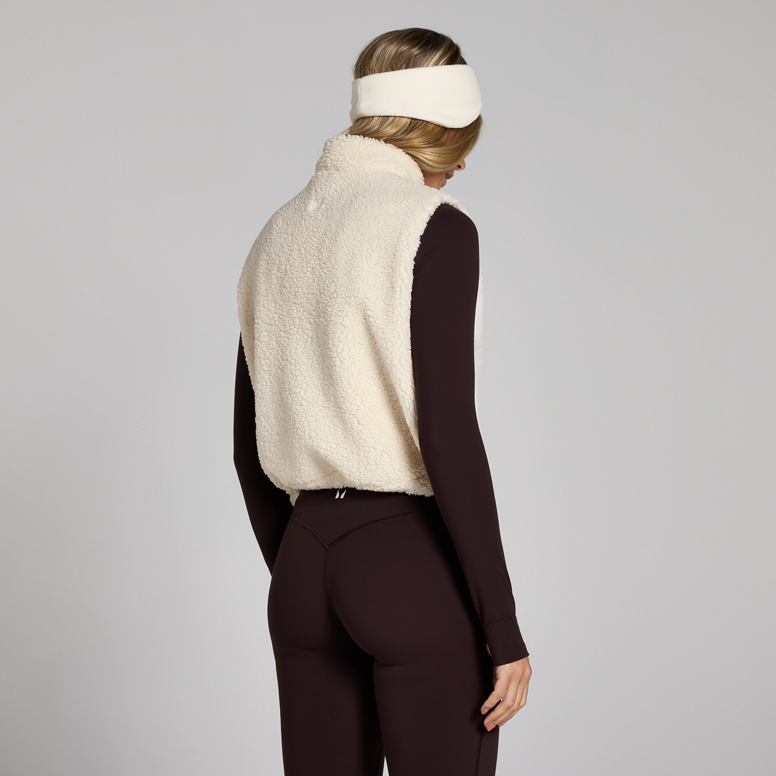 5059883388328 - MP Damen Borg Crop-Weste – Helles Cremeweiß - XL 5059883388328 - MP Damen Borg Crop-Weste – Helles Cremeweiß - XL