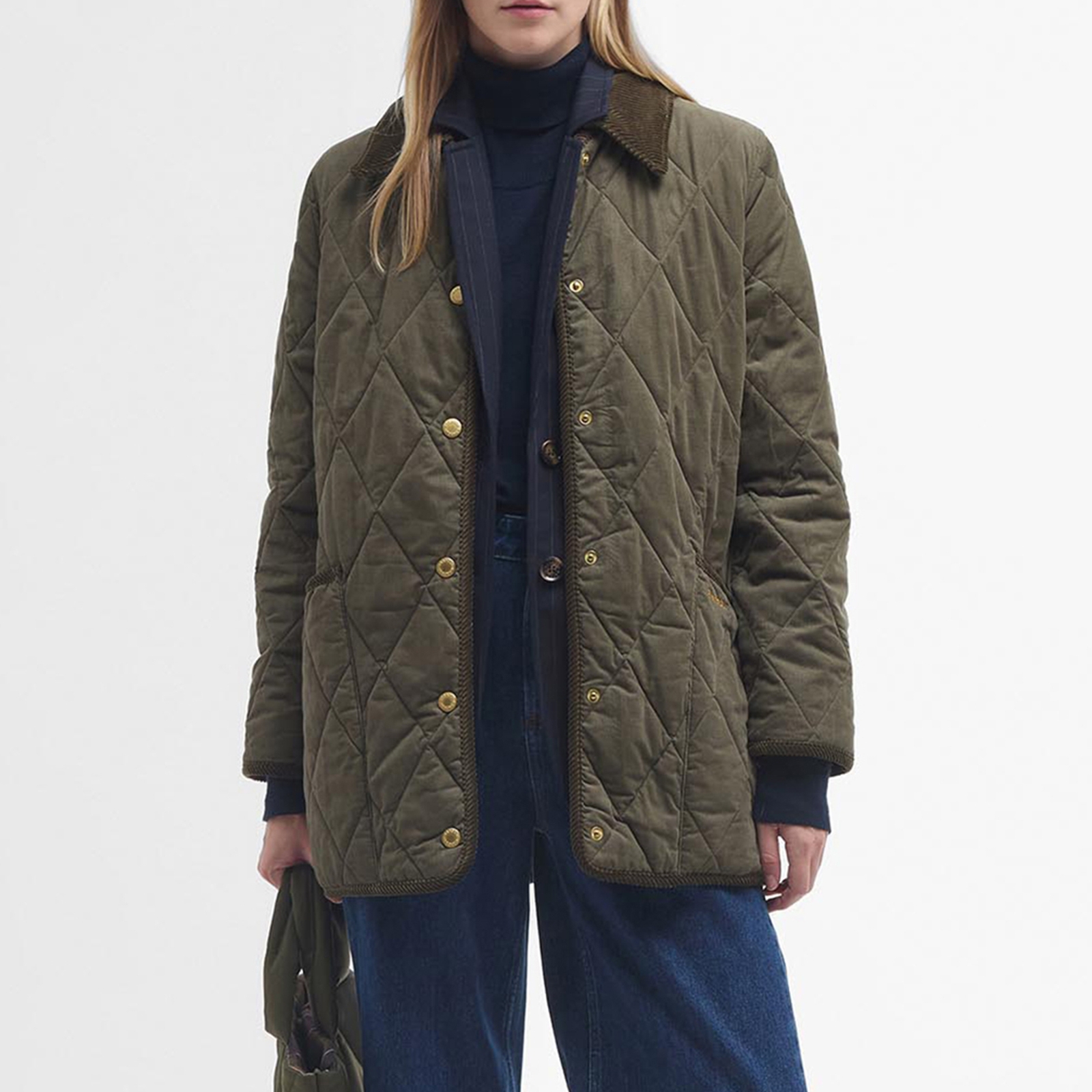 Barbour Cornelia Quilted Cotton-Corduroy Jacket - 16