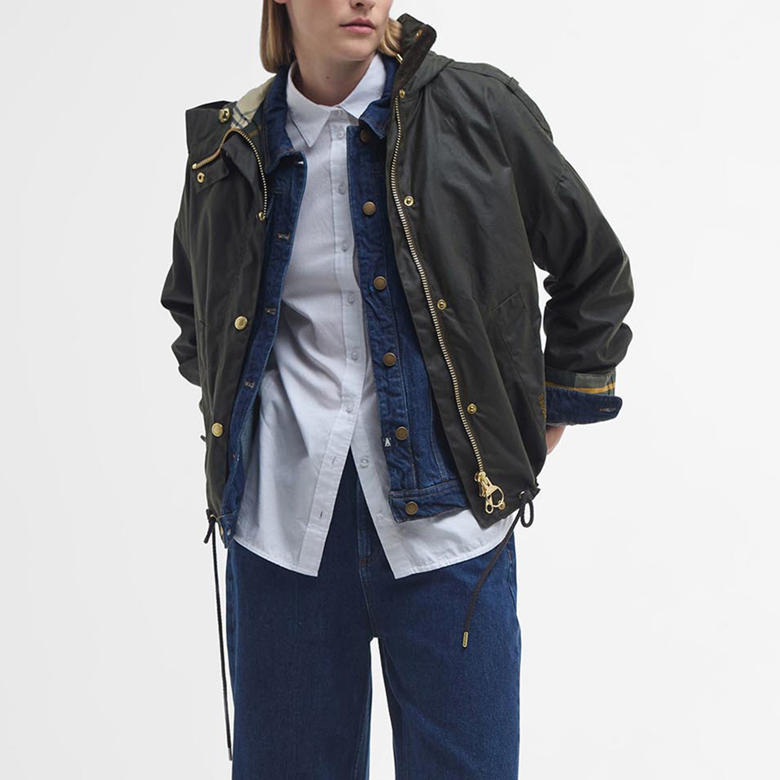 Barbour Inez Waxed Cotton Jacket - 18