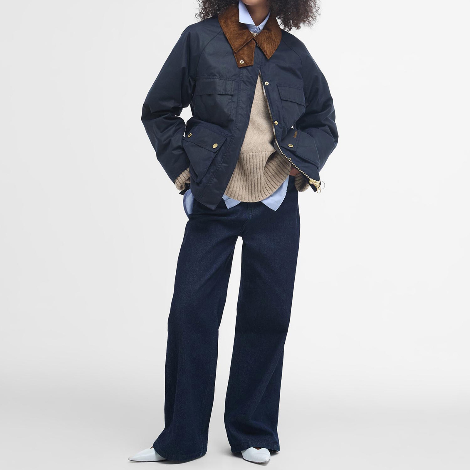 Barbour Ruth Waxed Cotton Jacket - 8