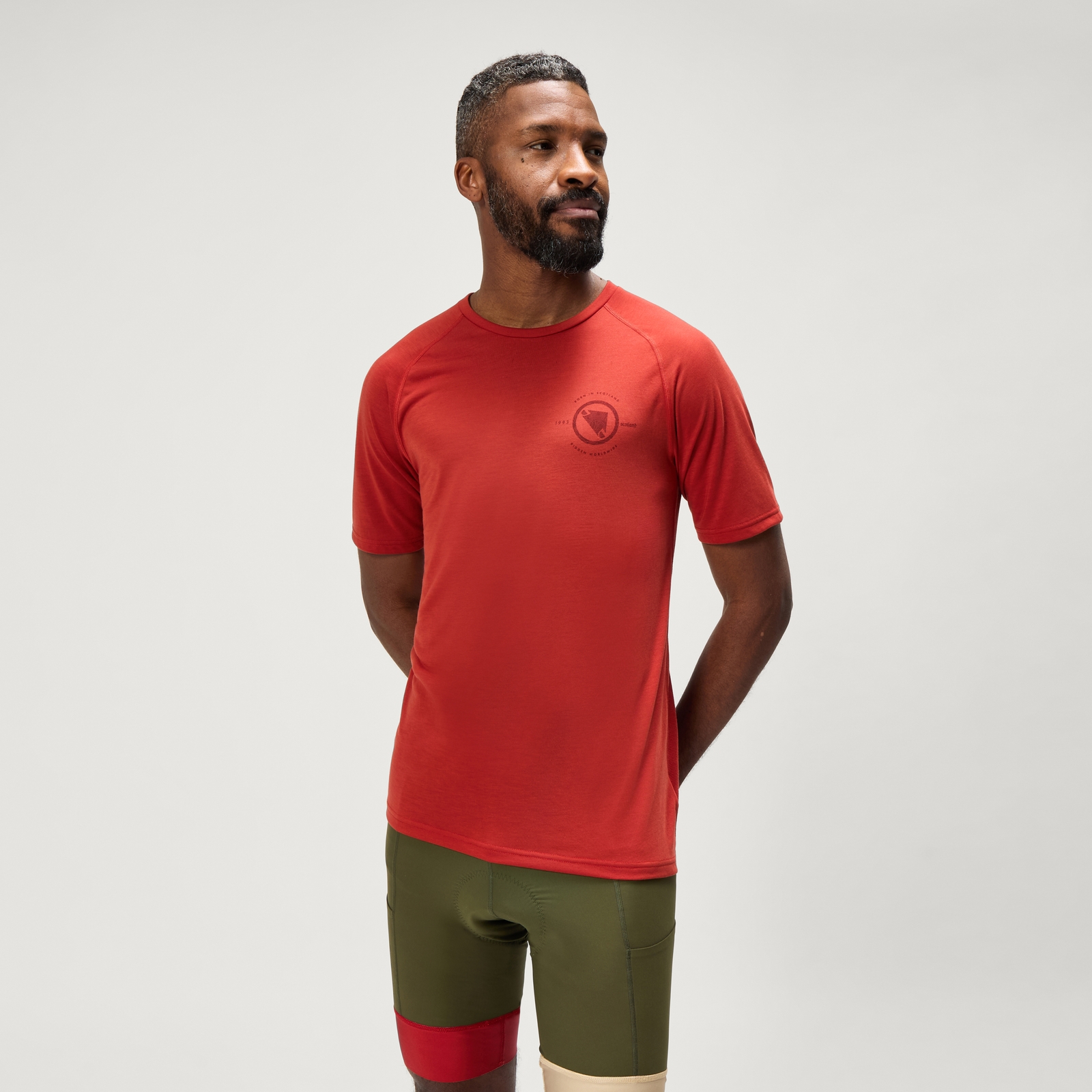 Endura Men's Loop S/S Tech Tee - Brick | Extra 10% off first order.