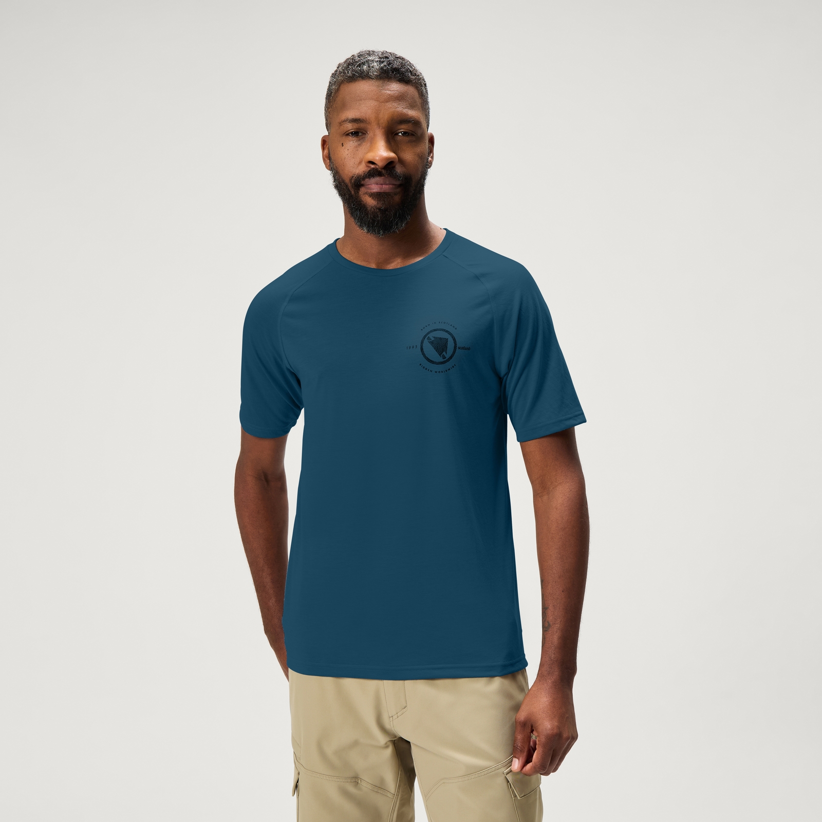 Endura Men's Loop S/S Tech Tee - Barra Blue | Extra 10% off first order.