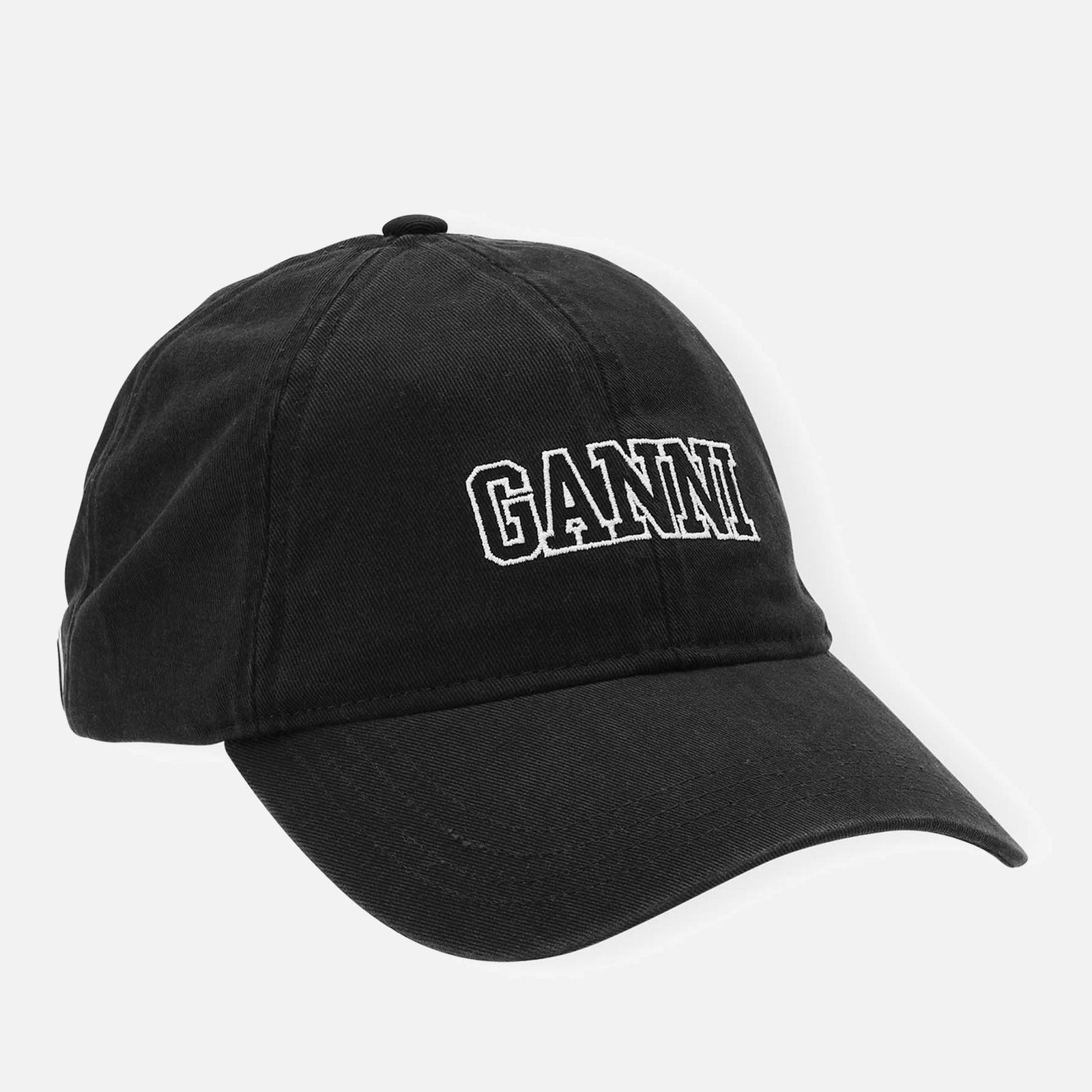 Ganni Naplack Faux Leather Cap