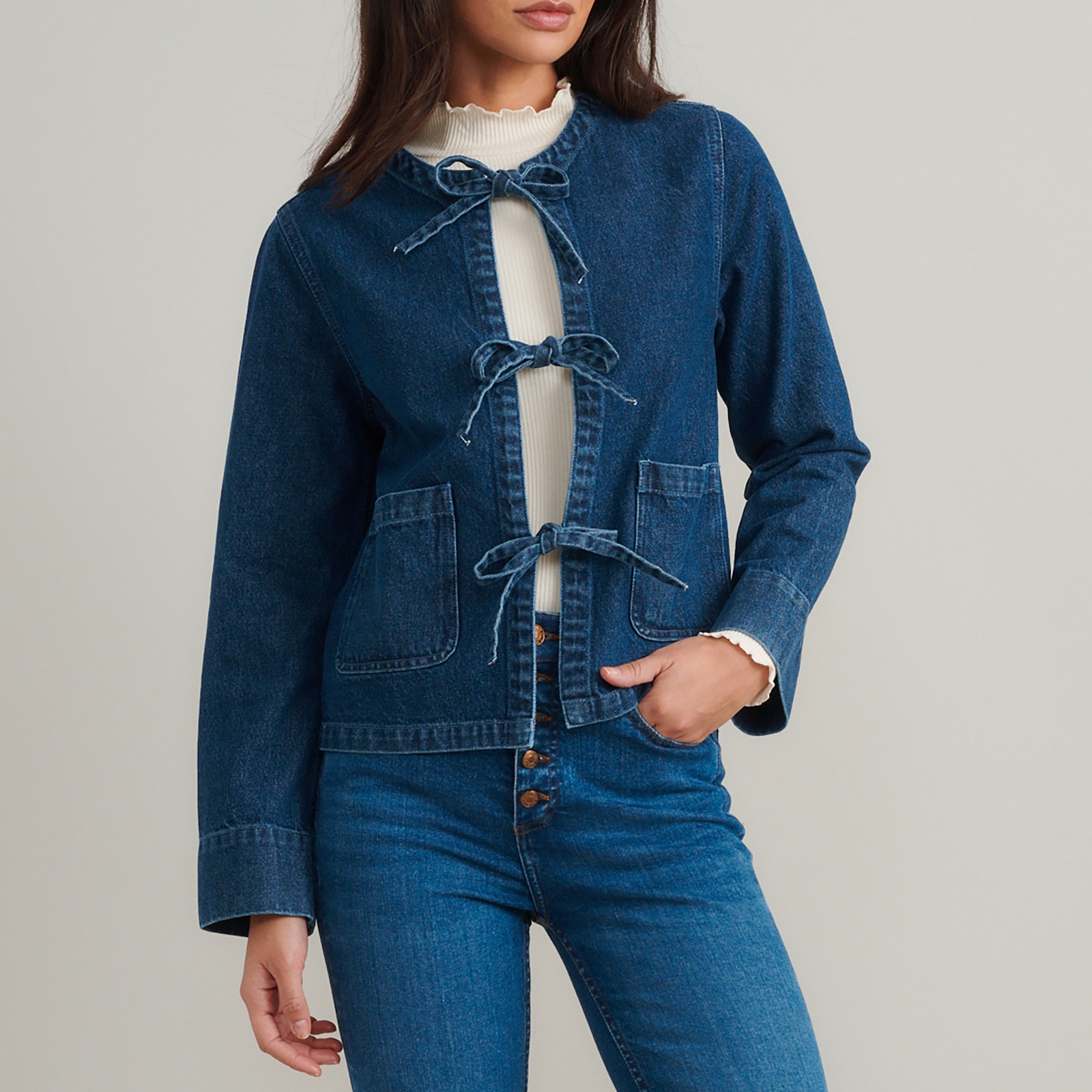 Nobody's Child Arlington Denim Jacket - UK 16