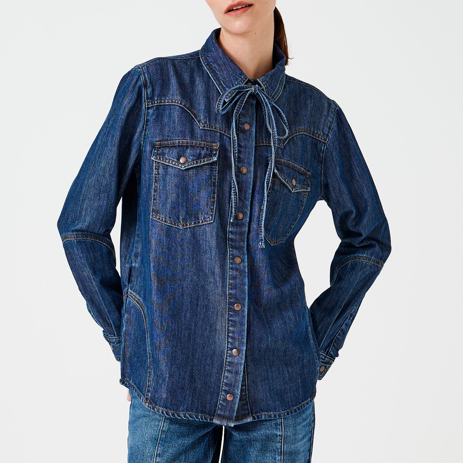 Seventy + Mochi Mia Denim Shirt - XS