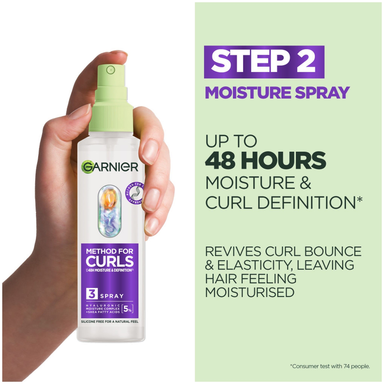 Thumbnail - Garnier Method For Curls Spray, up to 48H moisture and definition 150ml