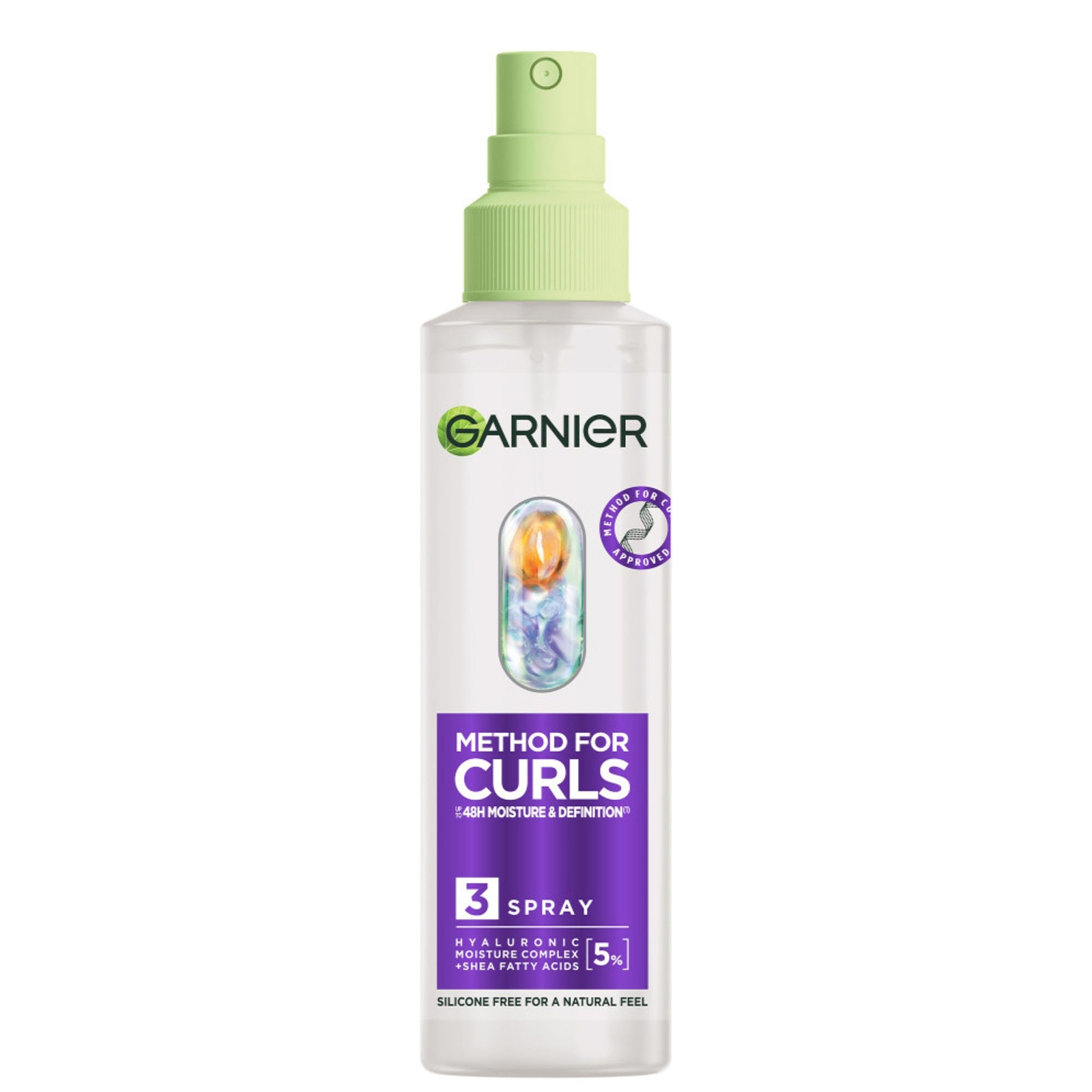 Garnier Method For Curls Spray, Up To 48h Moisture And Definition 150ml