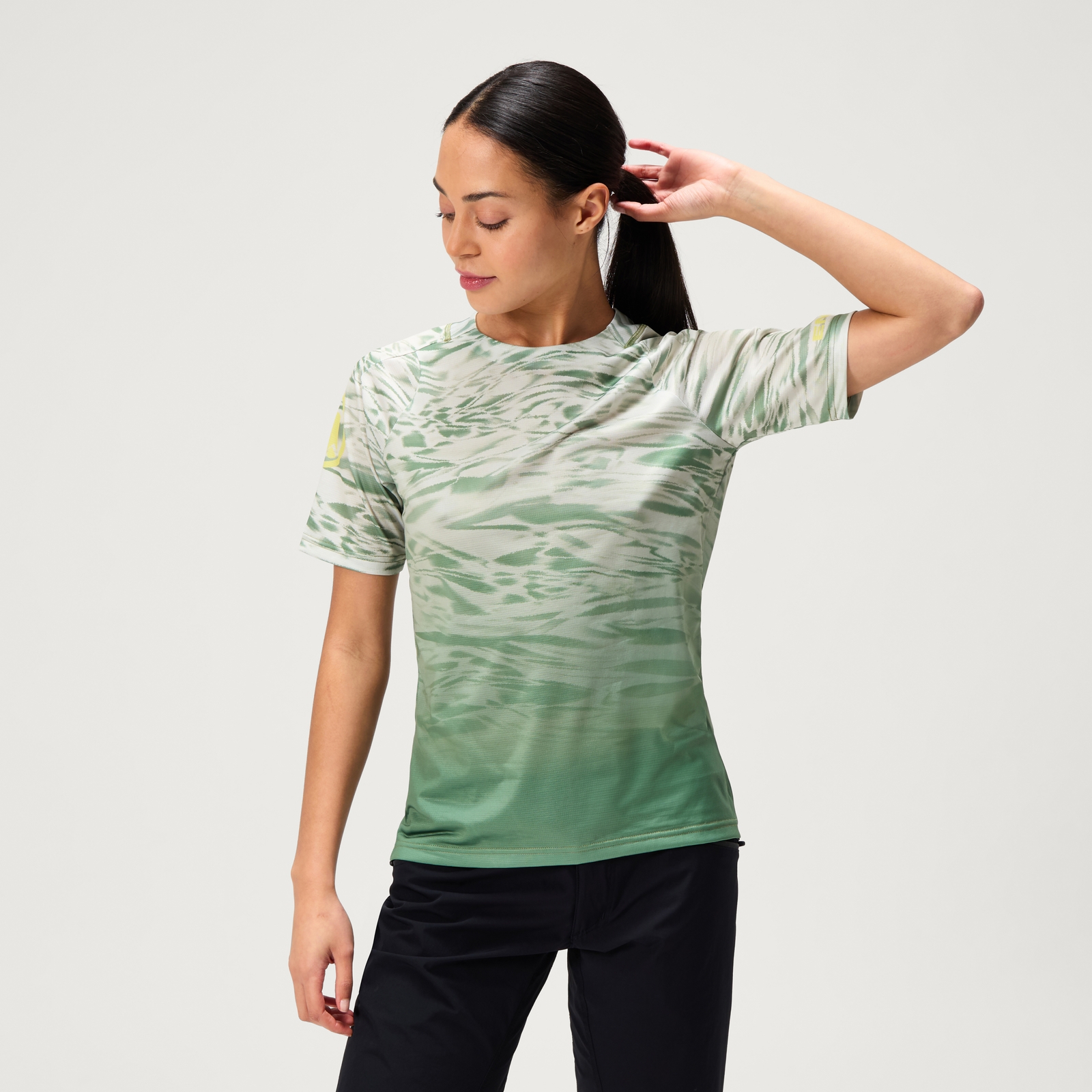 Endura Women's Ltd Marble Print S/S Tee - Machair Green | Extra 10% off first order.