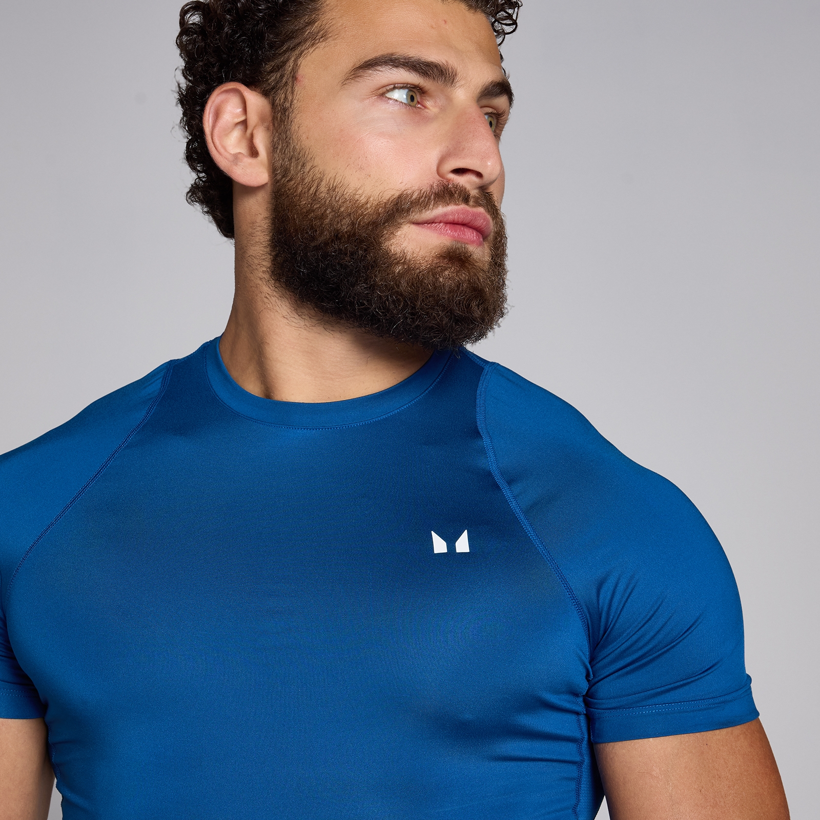 Thumbnail - MP Herren Training Kurzarm-Baselayer  — Echtblau - S