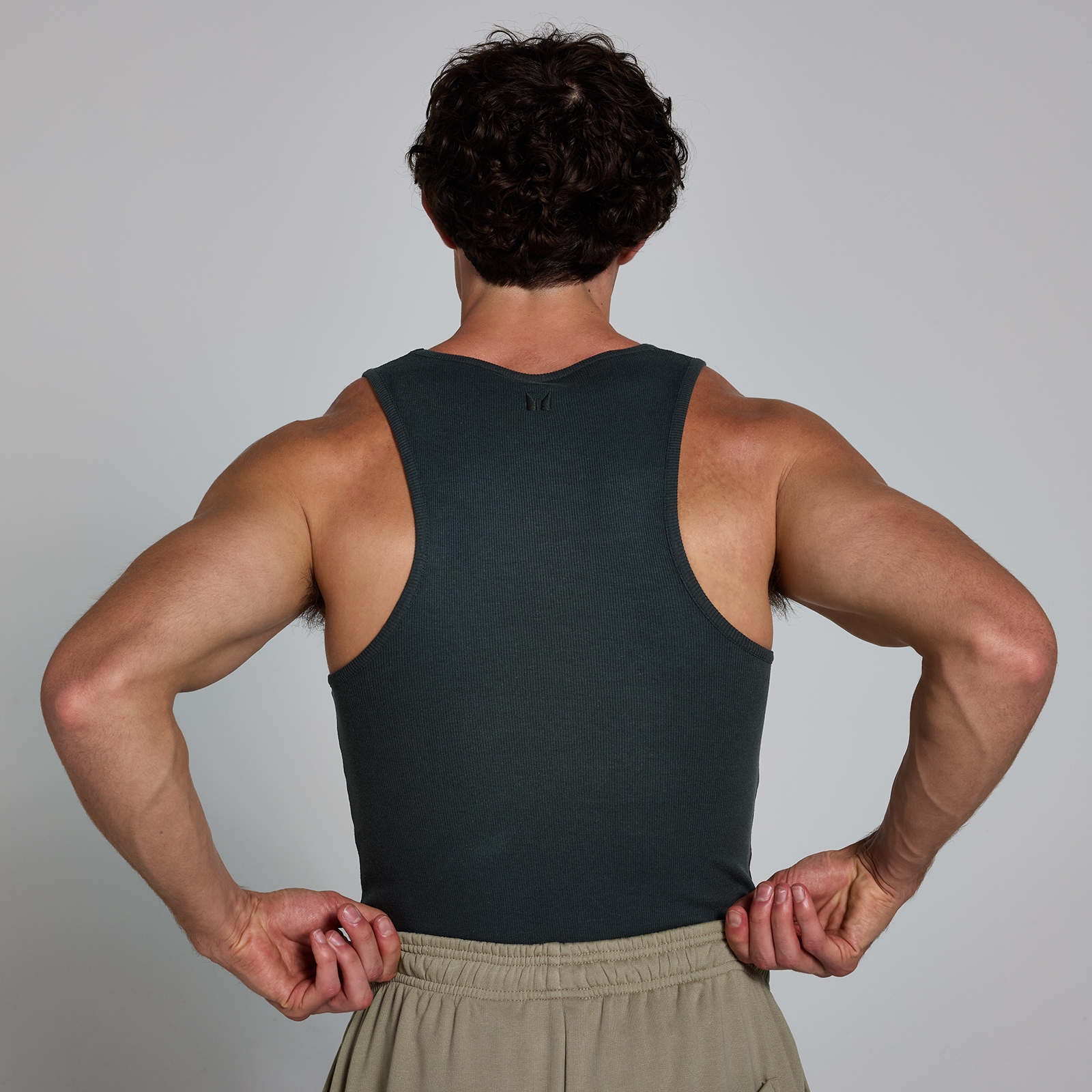 5059883389936 - MP Mens Origin Ribbed Muscle Fit Tank - Washed Black - XXL 5059883389936 - MP Mens Origin Ribbed Muscle Fit Tank - Washed Black - XXL