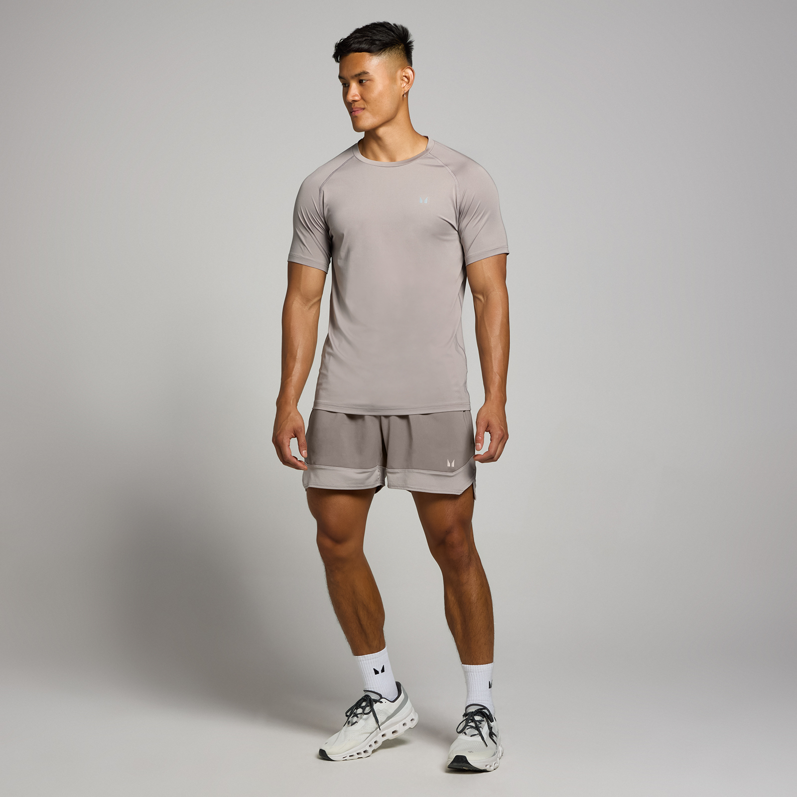 5059883389615 - MP Herren Tempo Pillar 13-cm-Shorts  – Dunkler Trüffel - S