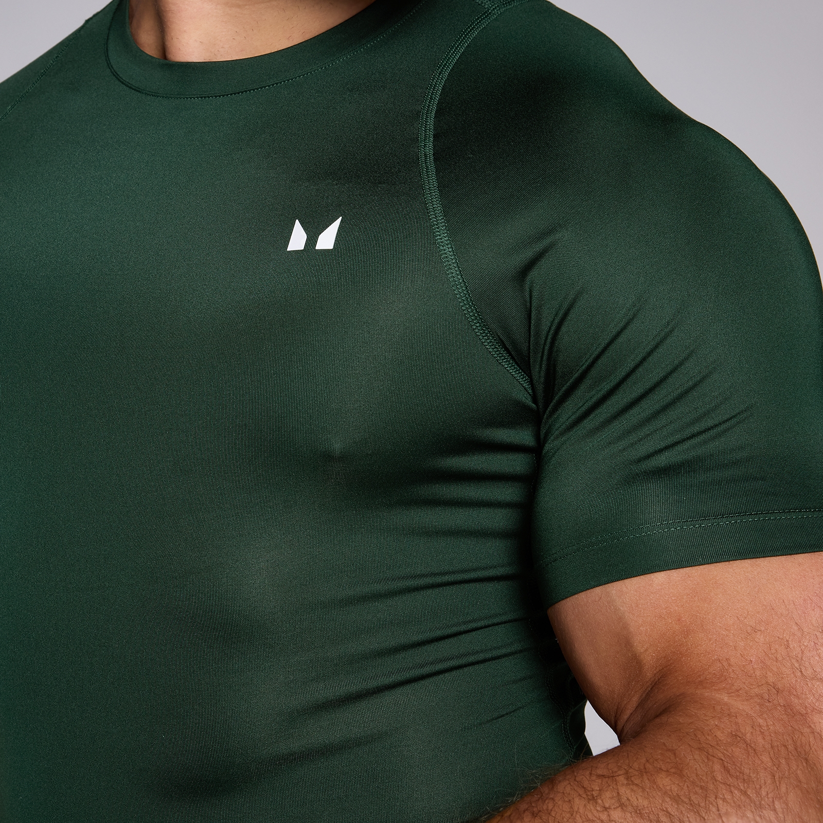 Thumbnail - MP Herren Training Kurzarm-Baselayer — Dunkles Smaragdgrün - XL