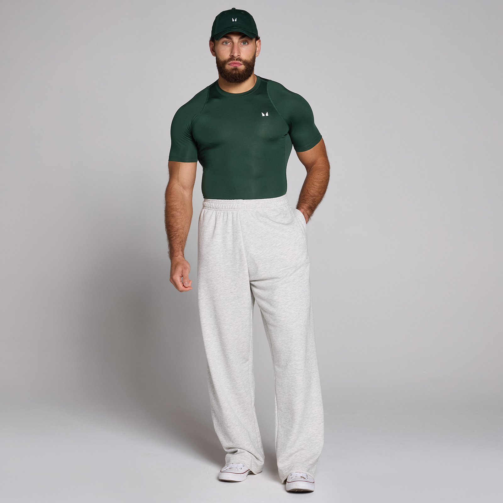 Thumbnail - MP Herren Training Kurzarm-Baselayer — Dunkles Smaragdgrün - XL