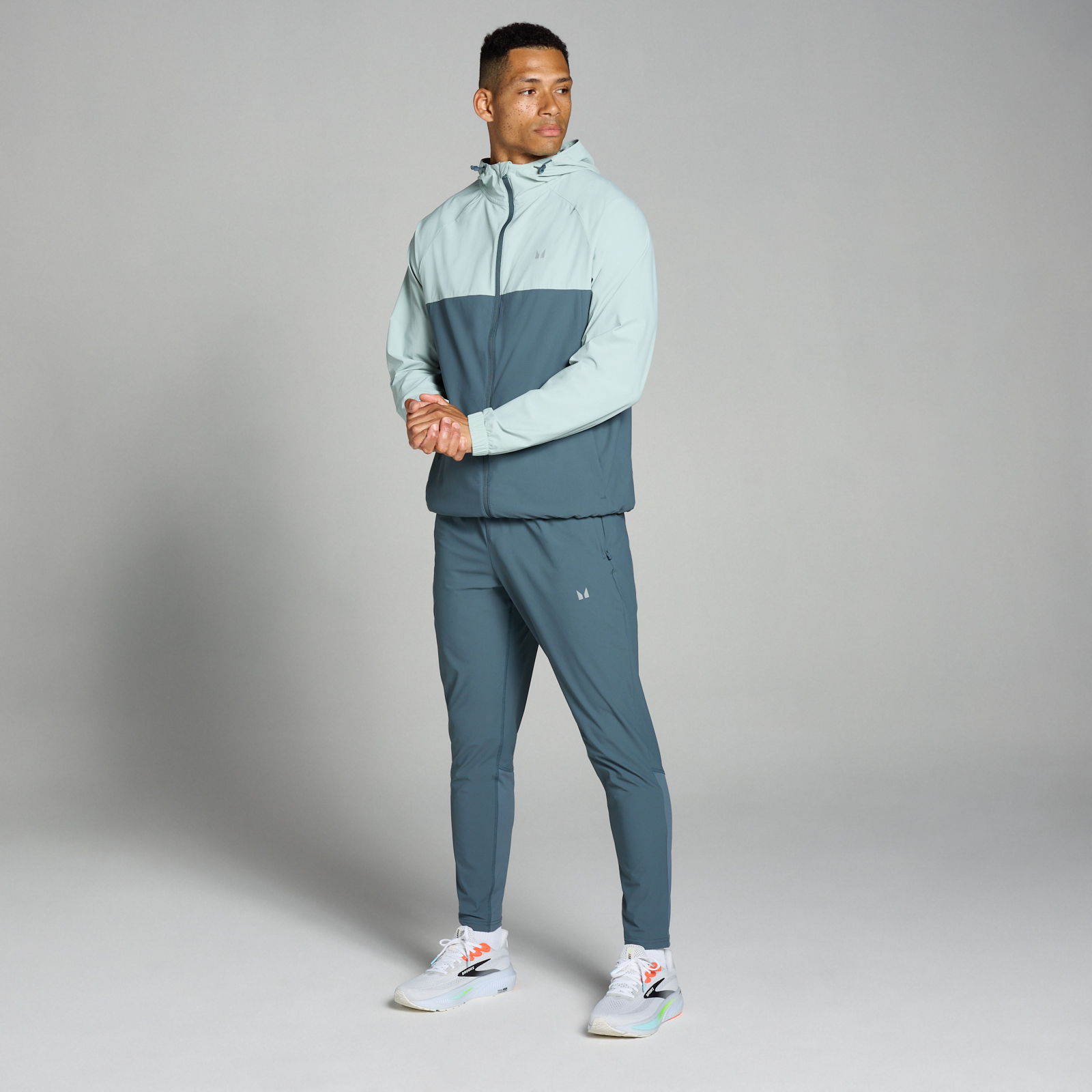 5059883388946 - MP Herren Velocity gewebte Jogginghose – Dunkles Schiefergrau - XL