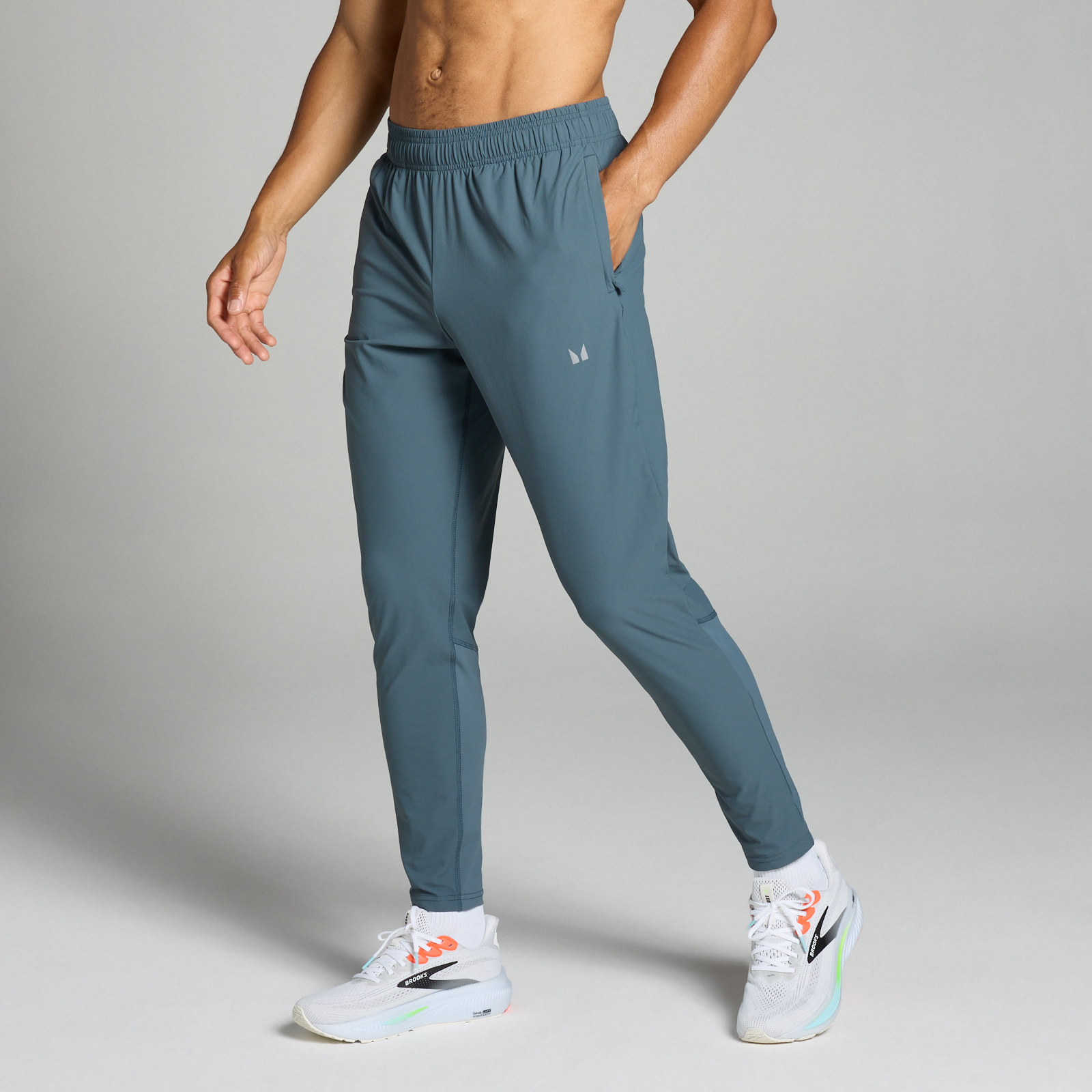 5059883388946 - MP Herren Velocity gewebte Jogginghose – Dunkles Schiefergrau - XL