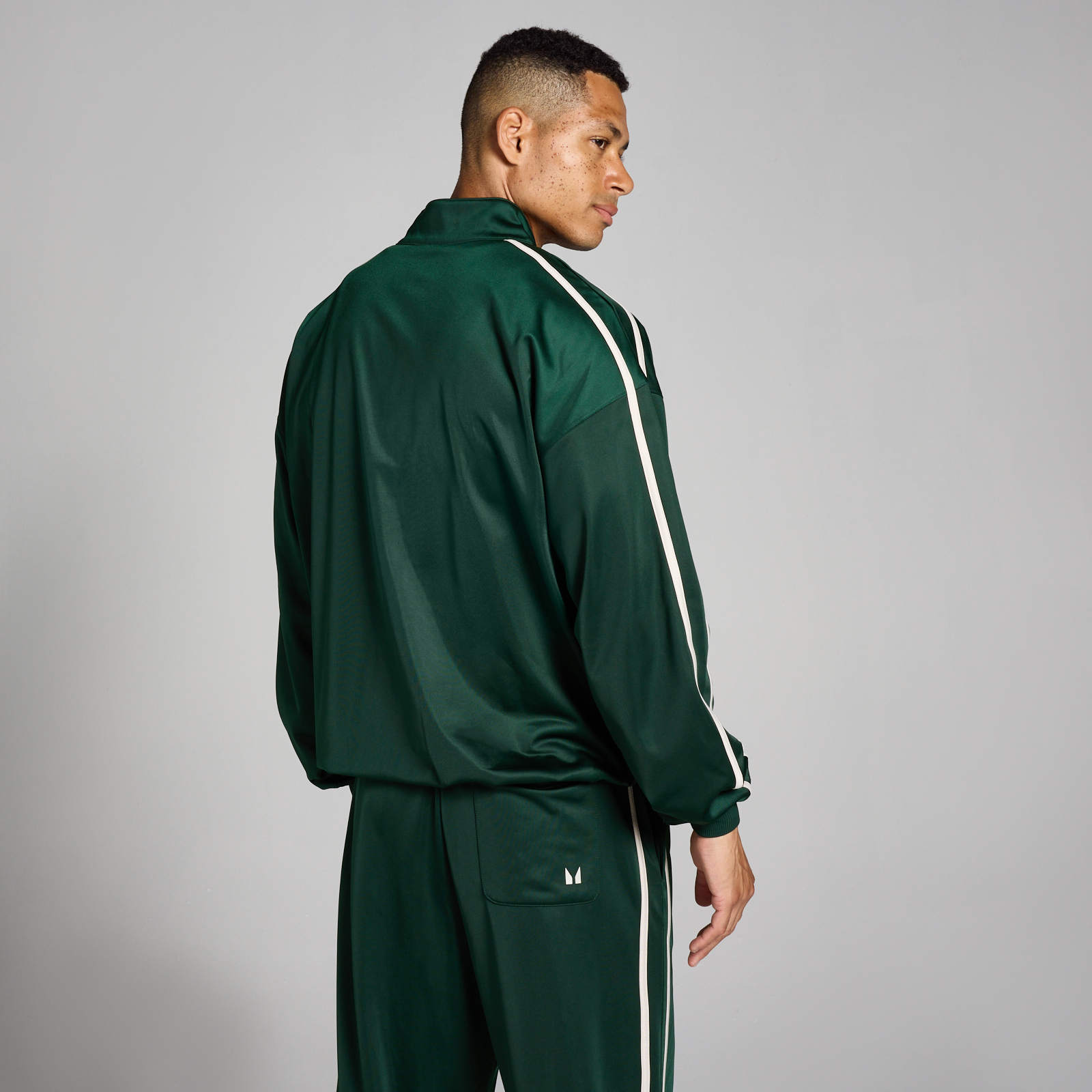 MP Herren Trikot Trainingsjacke – Dunkles Smaragdgrün - S