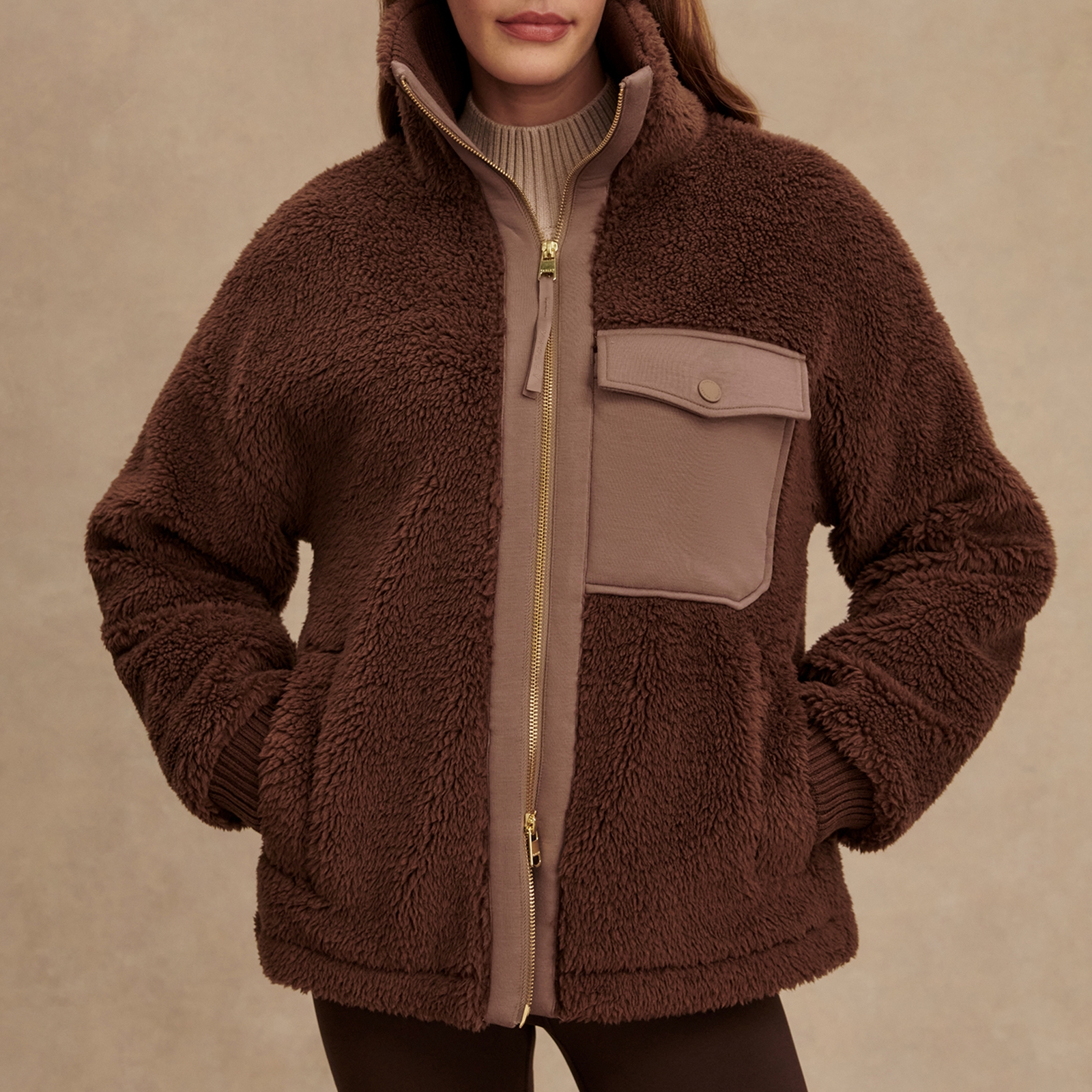 Varley Lowell Relaxed Sherpa Jacket