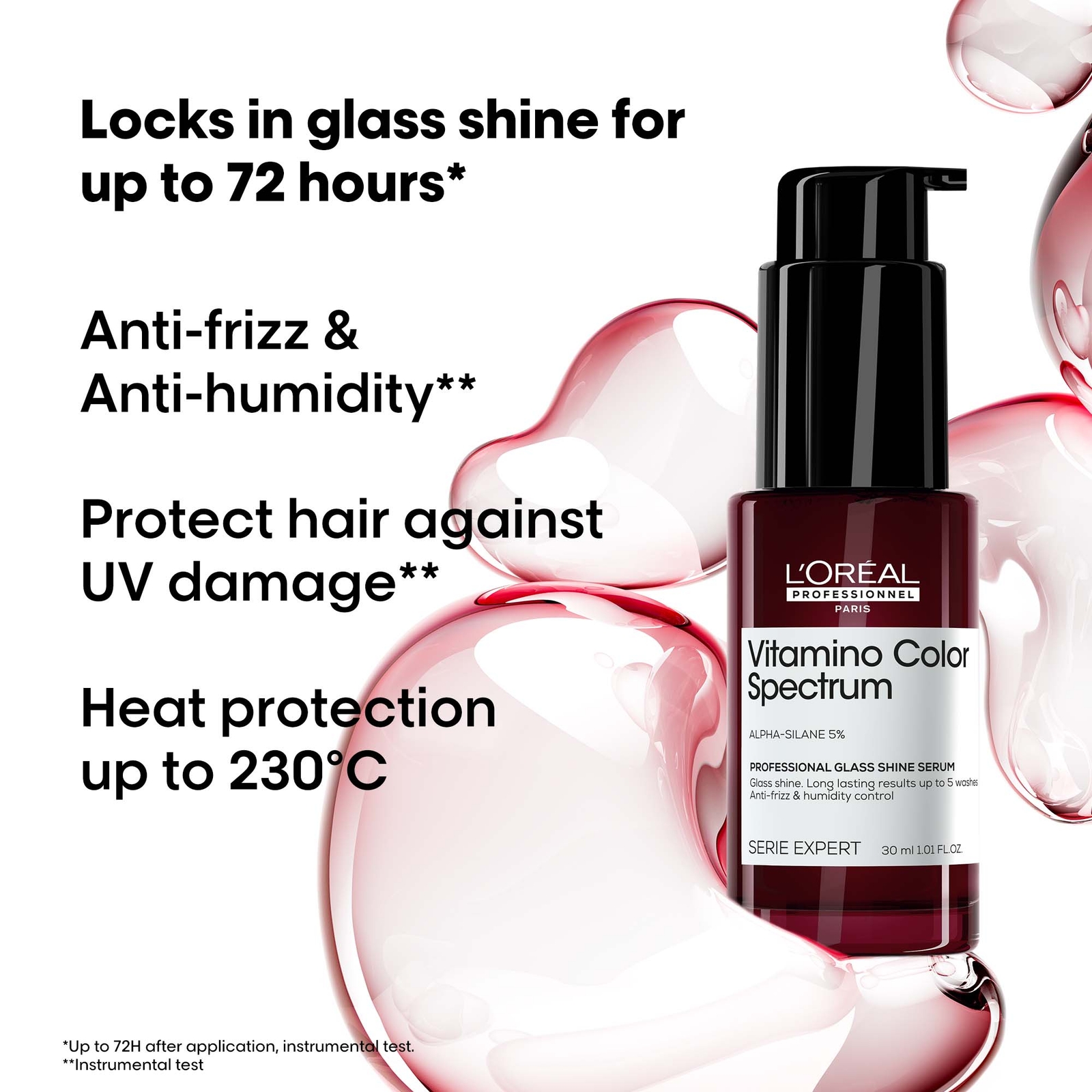 Thumbnail - L'Oréal Professionnel Vitamino Color Spectrum Shampoo 300ml,Rinse Off Hair Mask 250ml and Serum 30ml Bundle for Coloured...