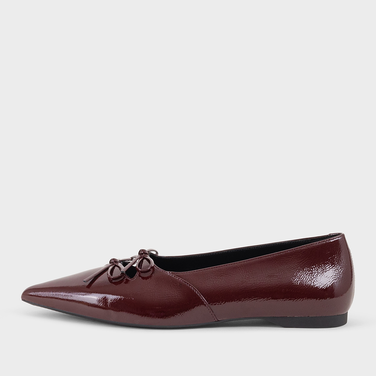 Vagabond Women's Hermine Patent Leather Pointed Flats - UK 3