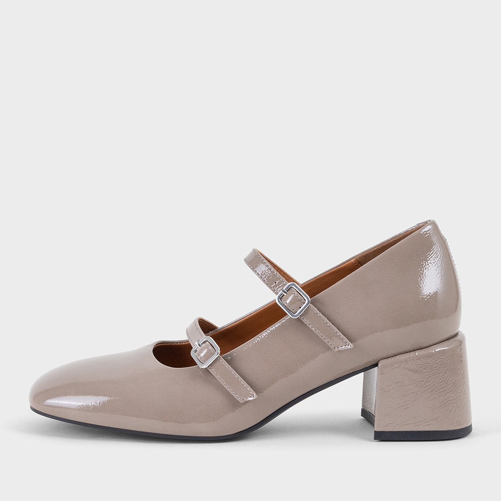 Vagabond Women's Adison Patent Leather Mary Jane Heels - UK 3