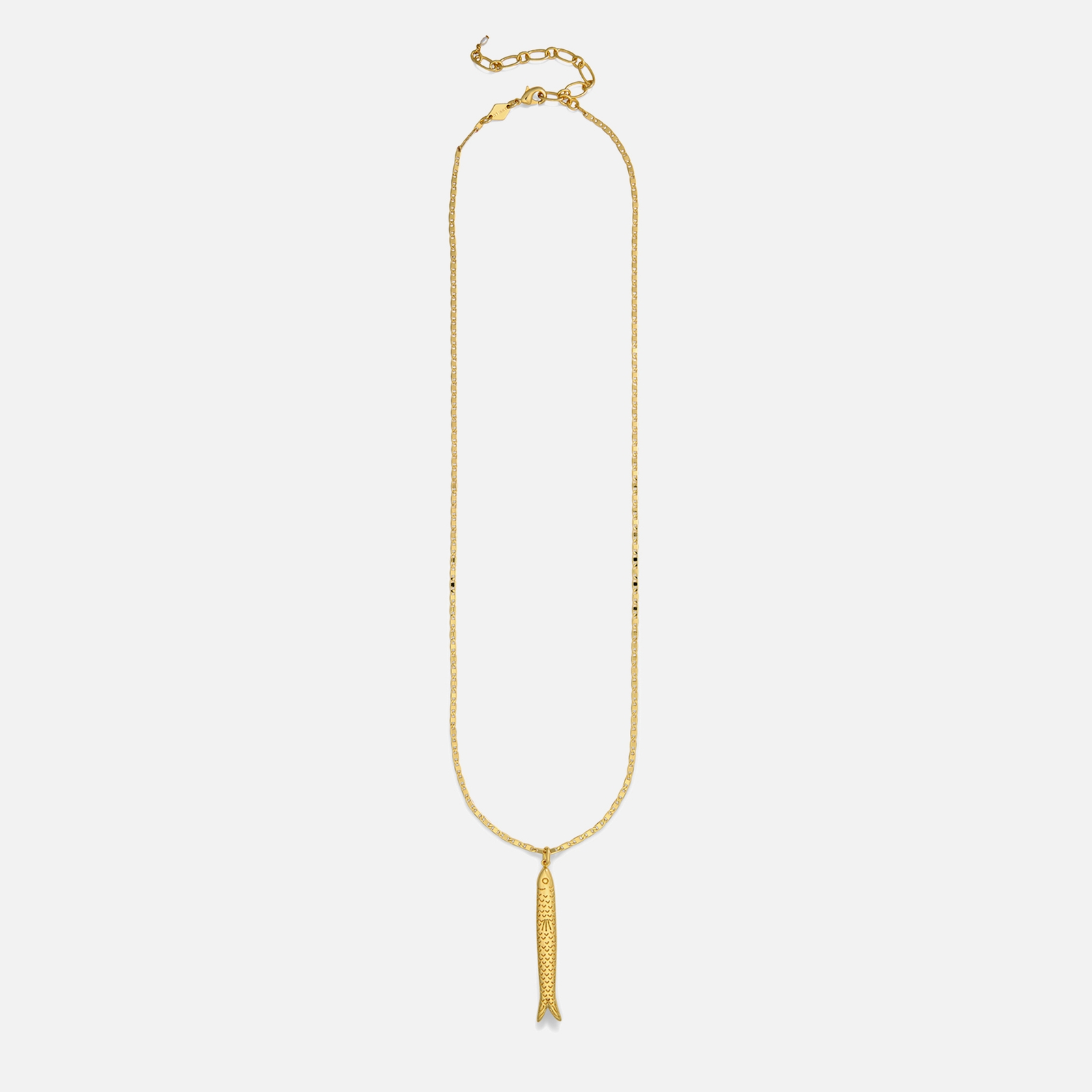 Anni Lu Hippie Fish 18k Gold-Plated Necklace