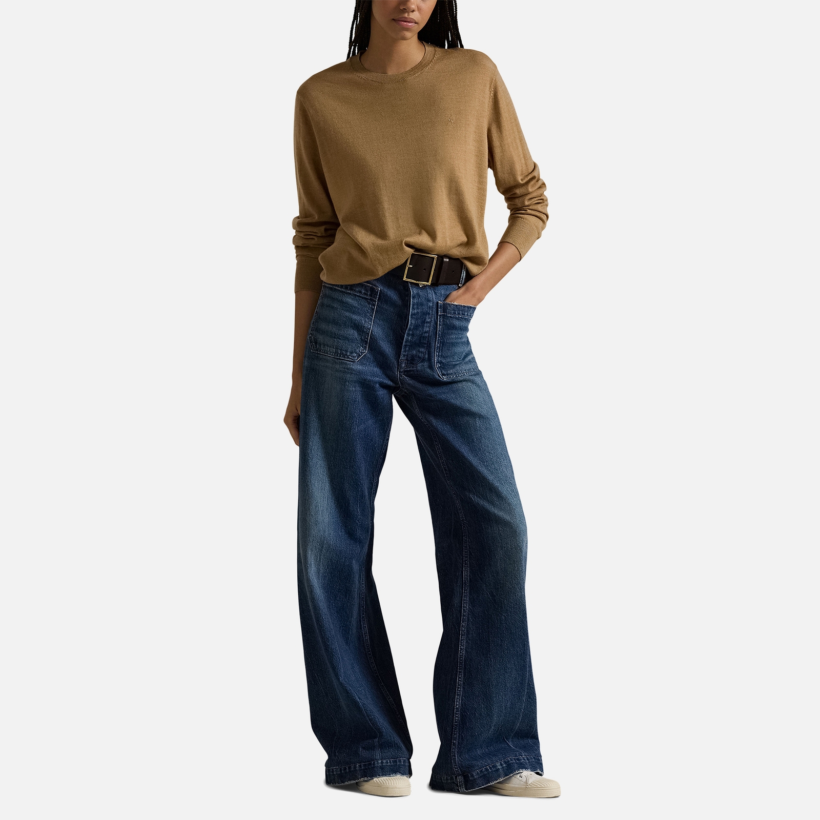 Polo Ralph Lauren Long-Sleeve Wool Pullover - M