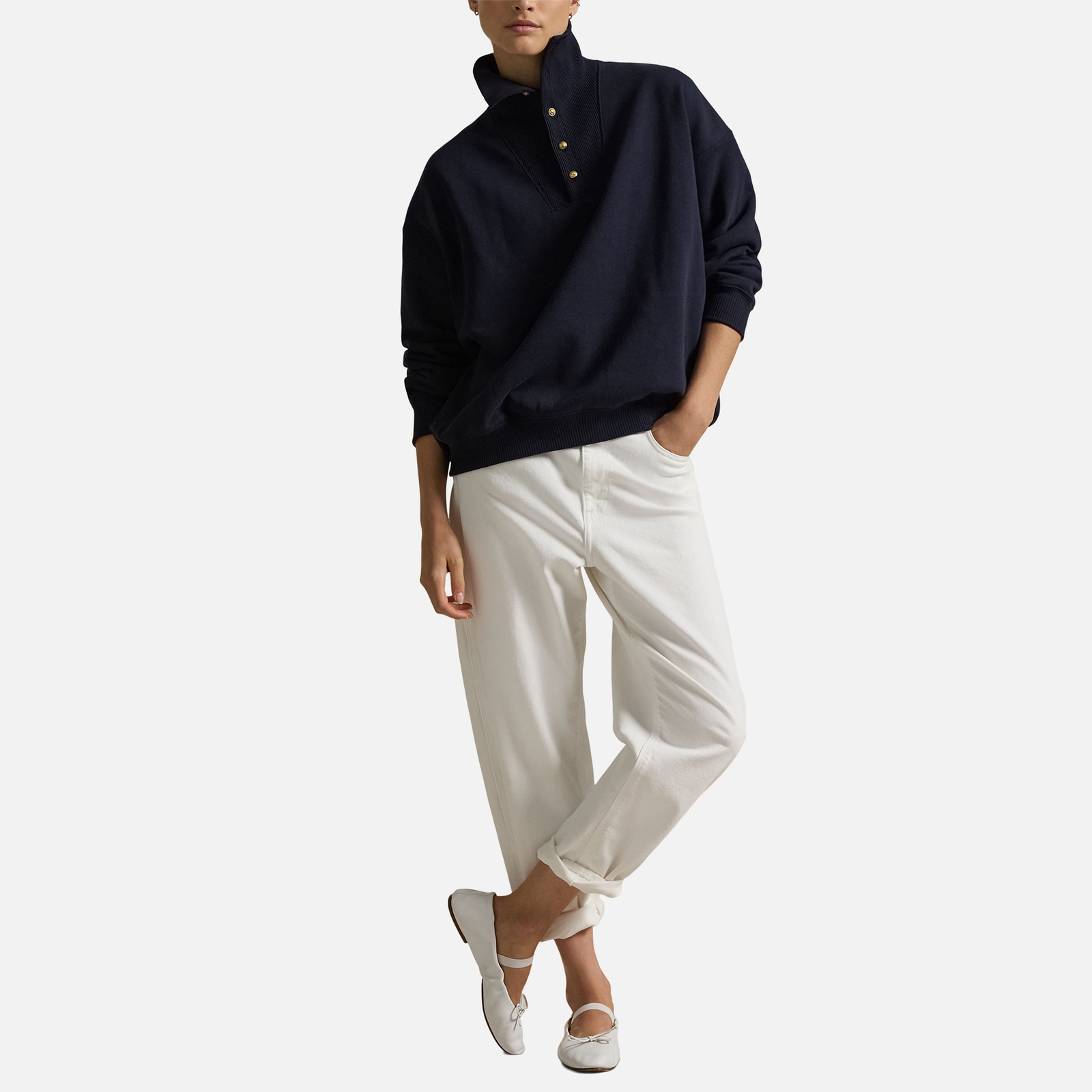 Polo Ralph Lauren Cotton-Blend Long-Sleeve Sweatshirt