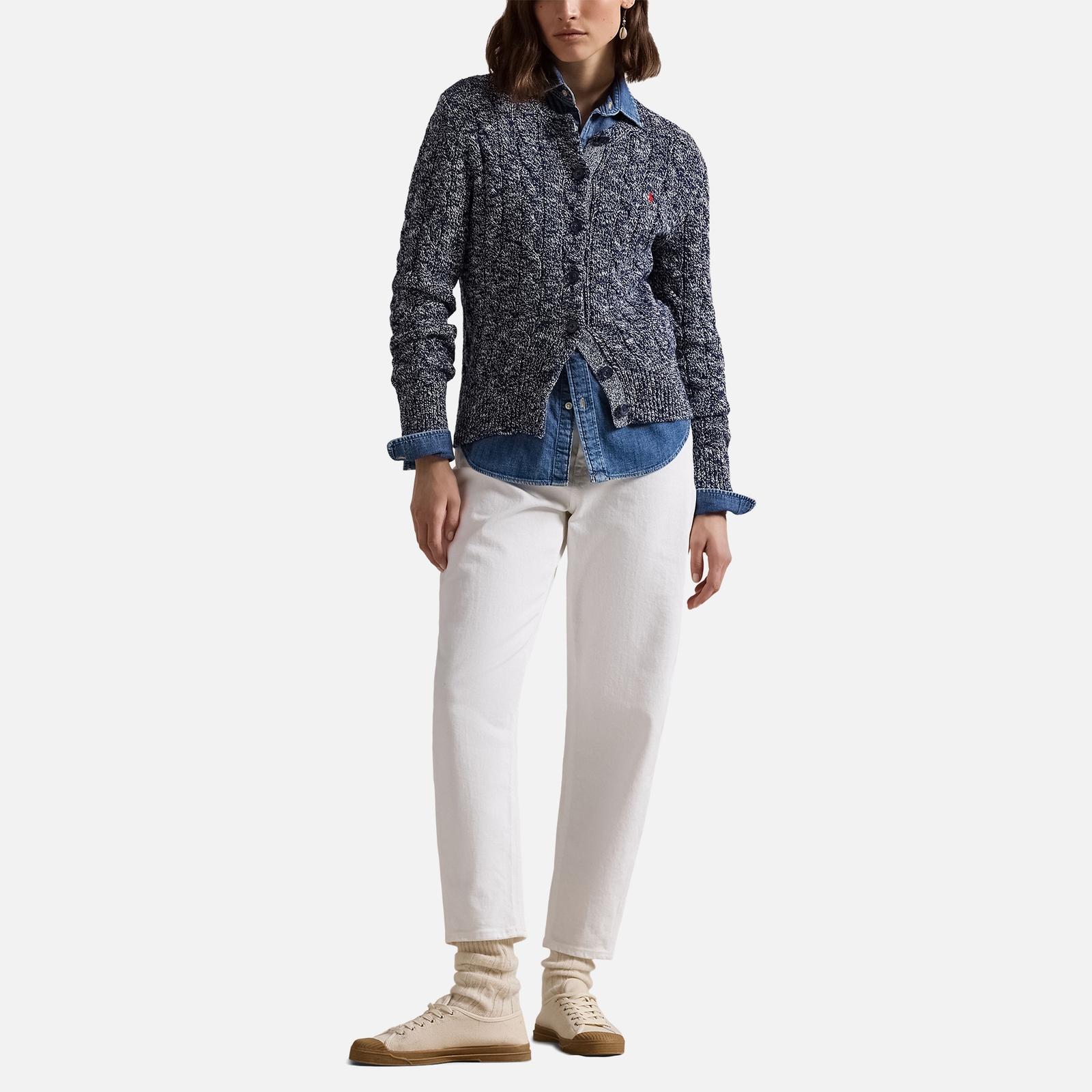 Polo Ralph Lauren Cotton Cable-Knit Cardigan - XL