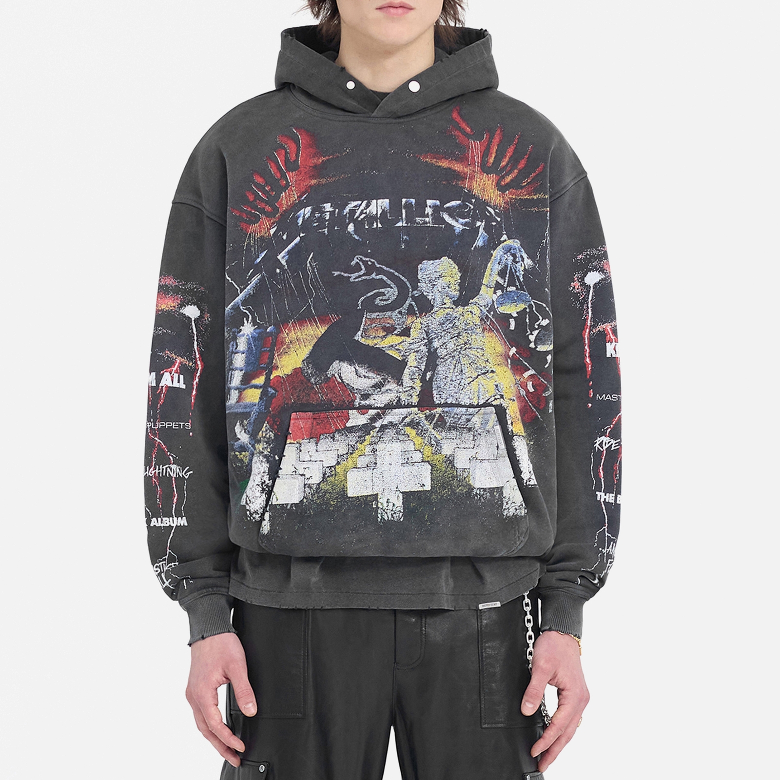 REPRESENT x Metallica Master Of Puppets Cotton-Jersey Hoodie - S