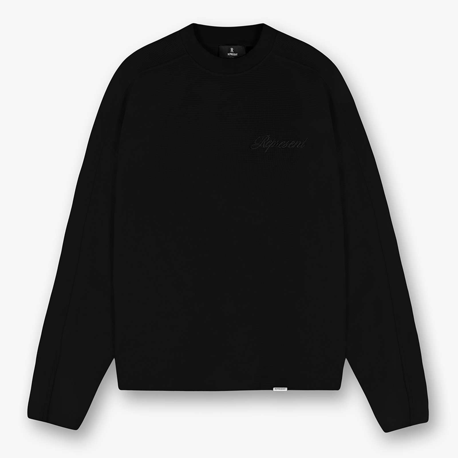 REPRESENT Cotton Waffle-Knit T-Shirt - M